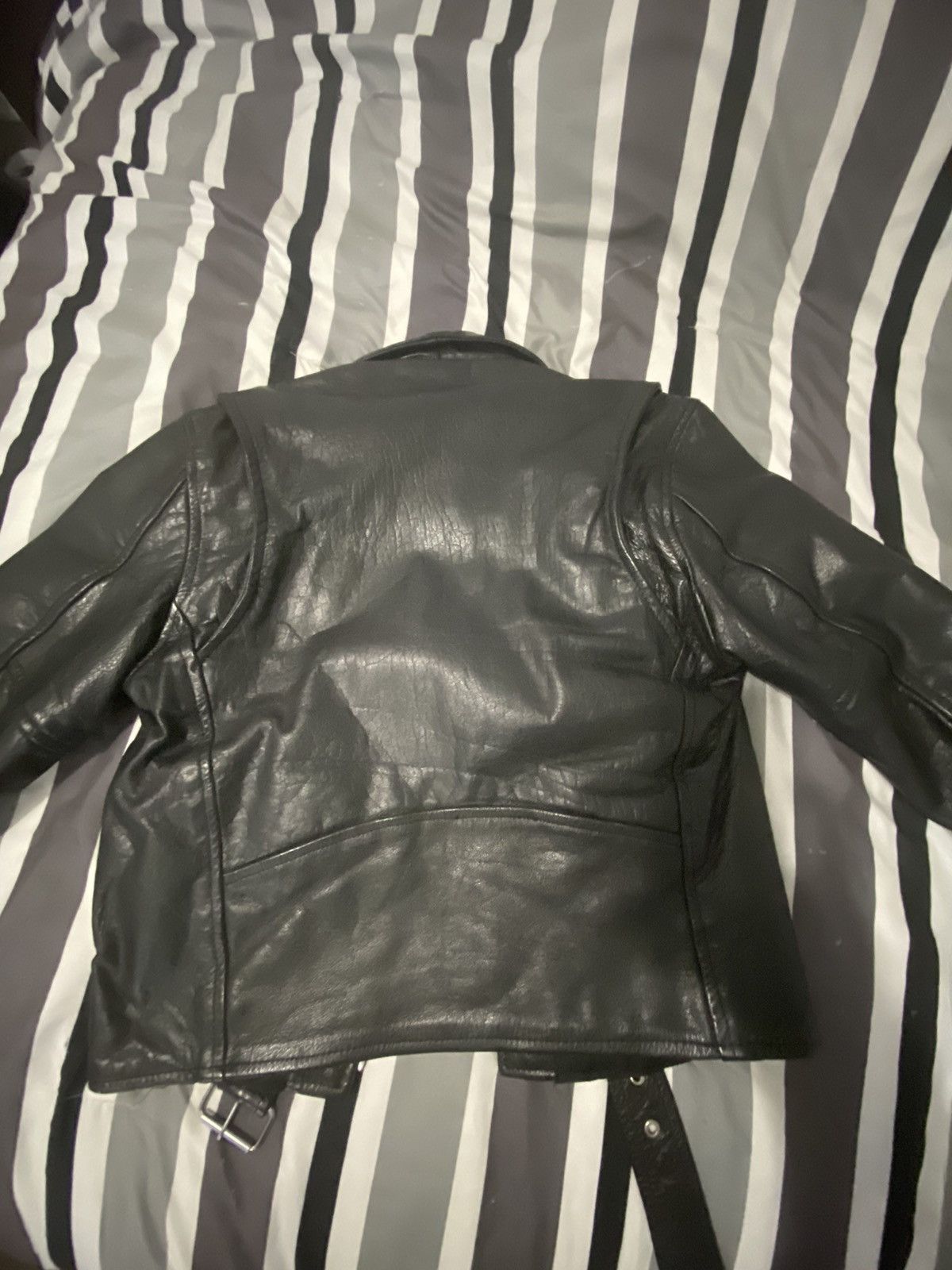 First MFG Co. × Genuine Leather FIRST GENUINE LEATHER JACKET (38) Size US XXS / EU 40 - 8 Thumbnail