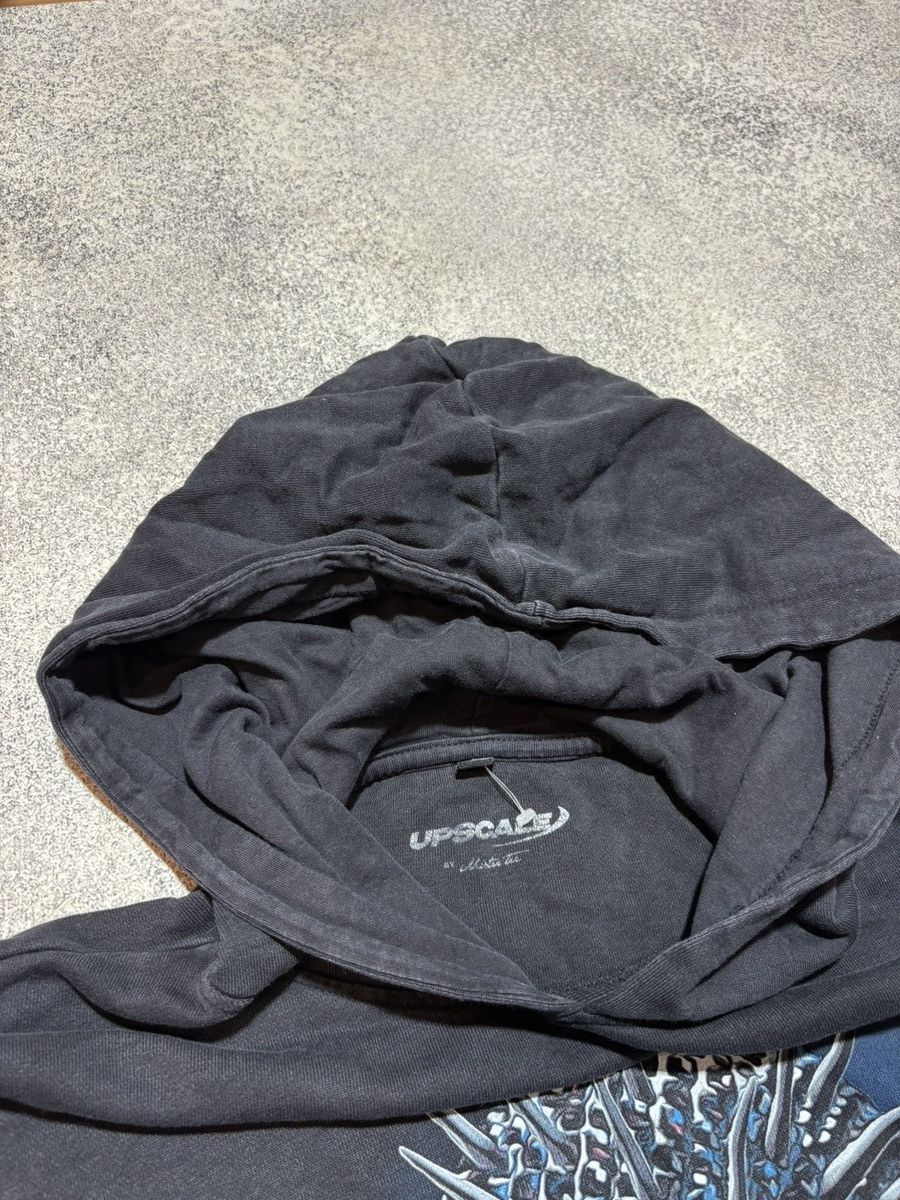 Japanese Brand New Mister Tee Kanye West Face Mask Black Fade Hoodie Y2K Size US XL / EU 56 / 4 - 5 Thumbnail