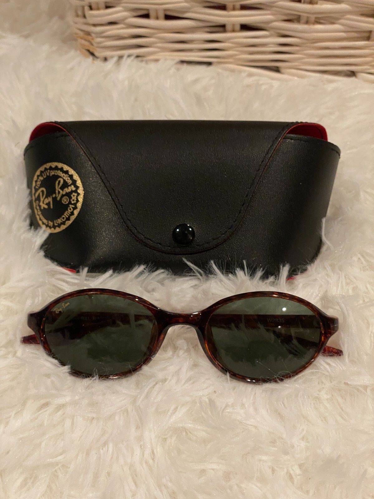 RayBan Vintage B&L Ray Ban W2835 Cherry Tortoise G15 Glass Side St Size ONE SIZE - 4 Thumbnail