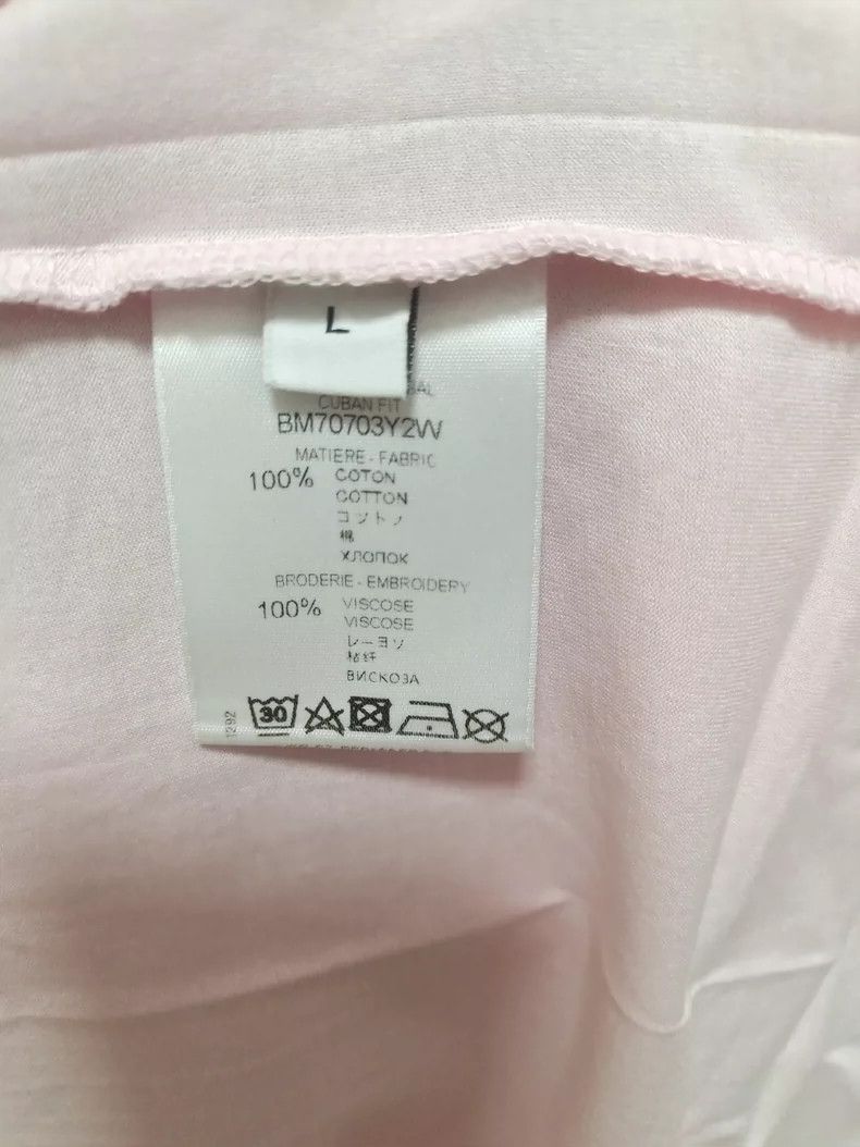 Givenchy Givenchy Five-pointed Star Embroidered Pink Short Sleeve T Size US L / EU 52-54 / 3 - 5 Thumbnail