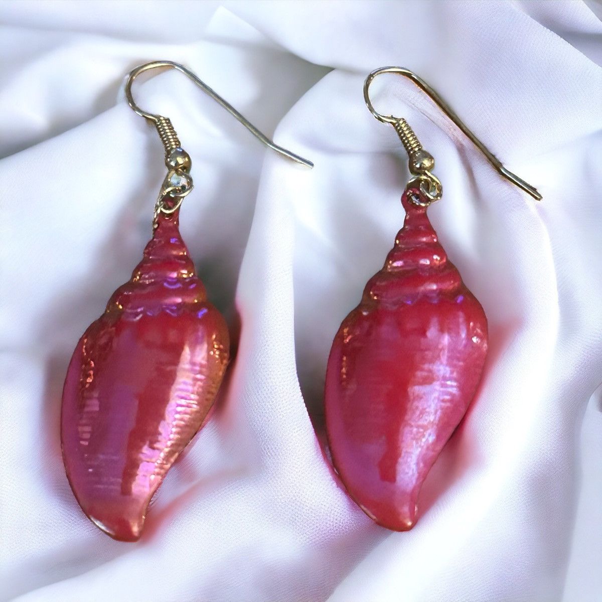 Other Pink concho shell dangle hook earrings Size ONE SIZE - 1 Thumbnail