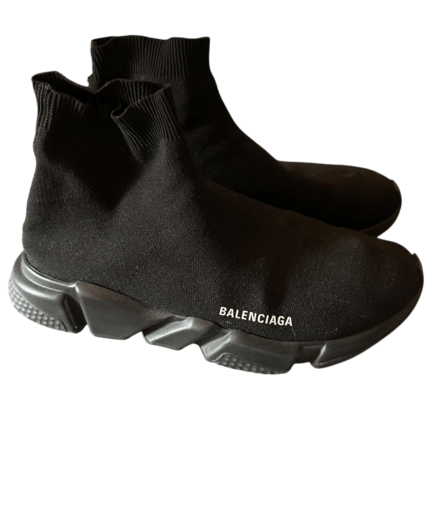 Balenciaga Balenciaga Speed Trainer 2021 All Black Size US 12 / EU 45 - 1 Thumbnail