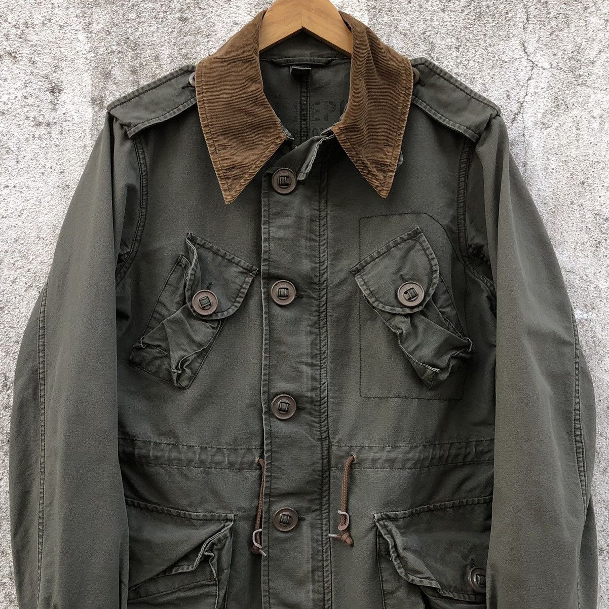 Vintage Vintage Fatigues Flash Report Military Army Combat Jacket Size US M / EU 48-50 / 2 - 2 Thumbnail