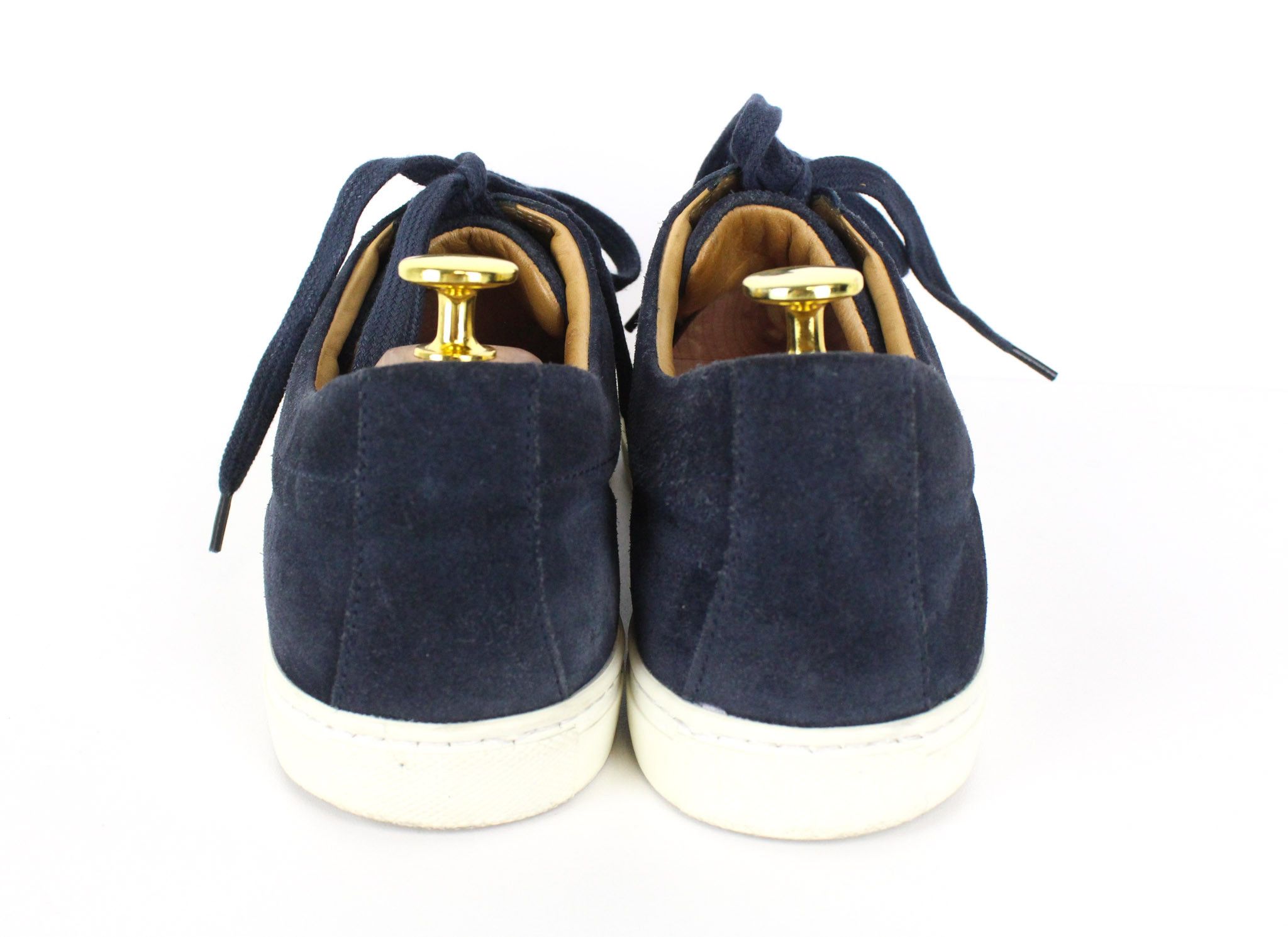 Suitsupply EU40 Marine Blue Suede Calf Leather Sneakers 73287 Size US 7 / EU 40 - 6 Thumbnail