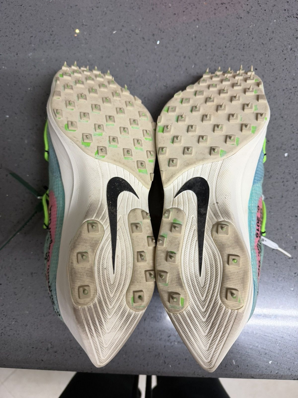 Nike × Off-White Nike Vapor Street Polarized Blue 14.5US / 47.5EU Size US 14 / EU 47 - 5 Thumbnail