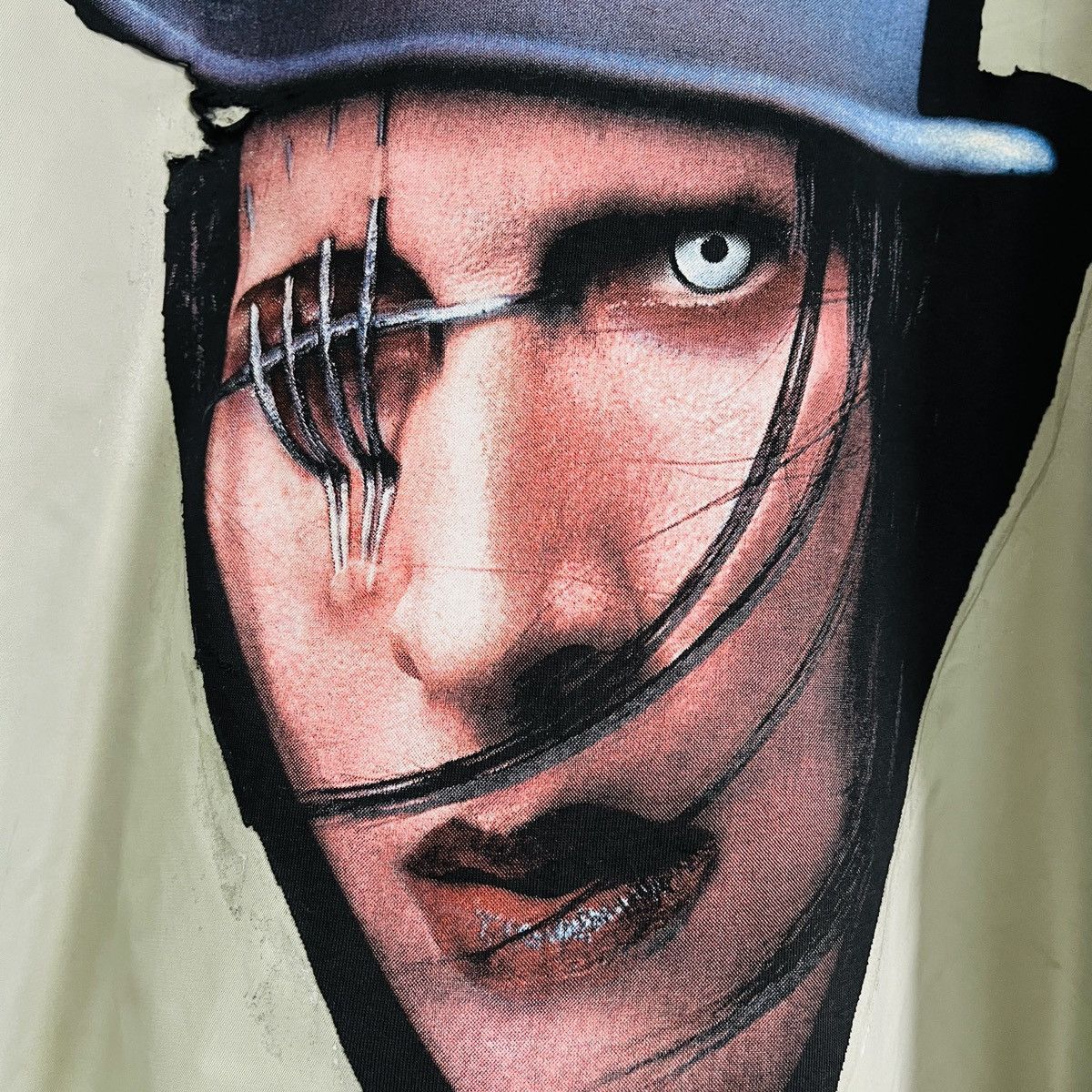 Marilyn Manson Vintage Marilyn Manson Patches Reversible MA-1 Bomber Jacket Size US XL / EU 56 / 4 - 18 Thumbnail