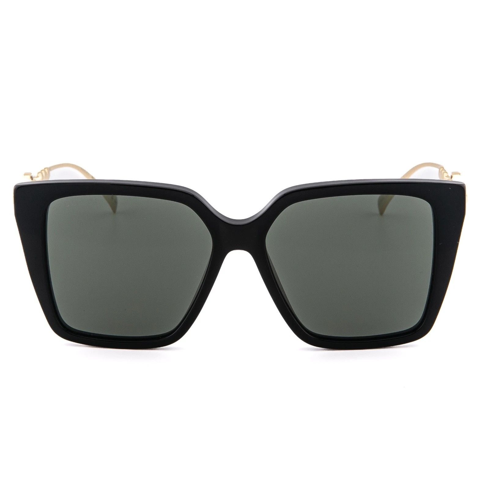 Gucci GUCCI GG1967S Gold Black 1967 GG Pearl Logo Oversized 001 Size ONE SIZE - 4 Thumbnail
