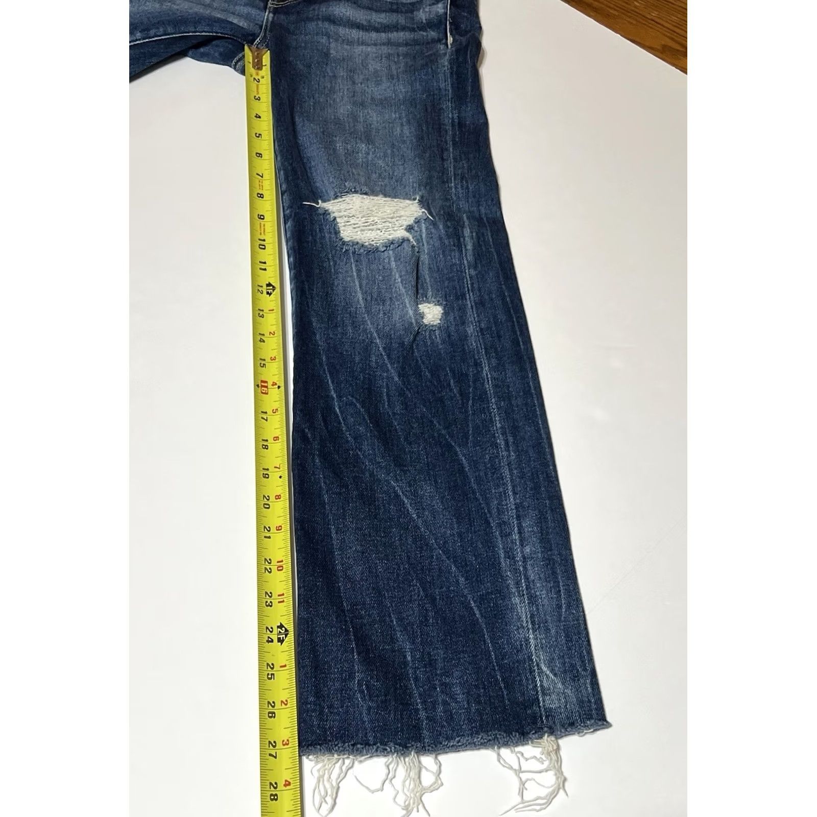 Buckle Black Buckle Black Fit No. 53 Straight Cropped Jeans Womens 27x27 27 Regular Blue Denim Jeans Size 27" / US 4 / IT 40 - 5 Thumbnail