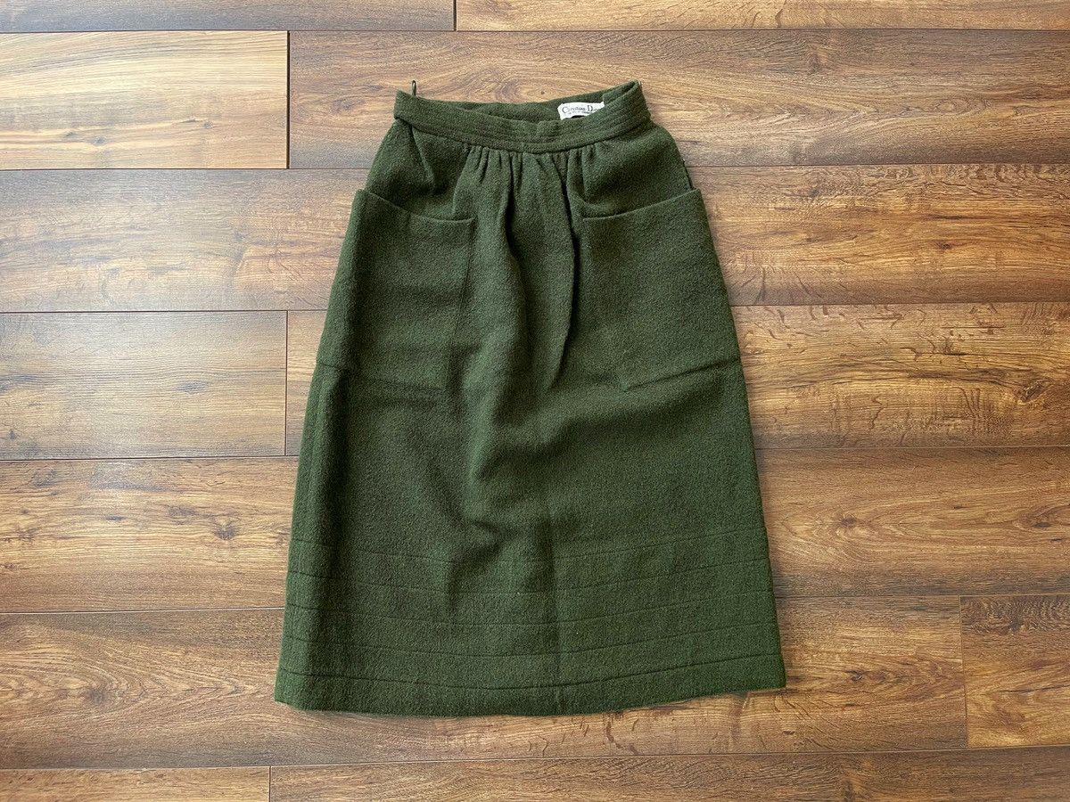 Dior Christian Dior Tricots et Coordonnes Wool Alpaca Skirt IT46 Size 32" / US 10 / IT 46 - 1 Thumbnail