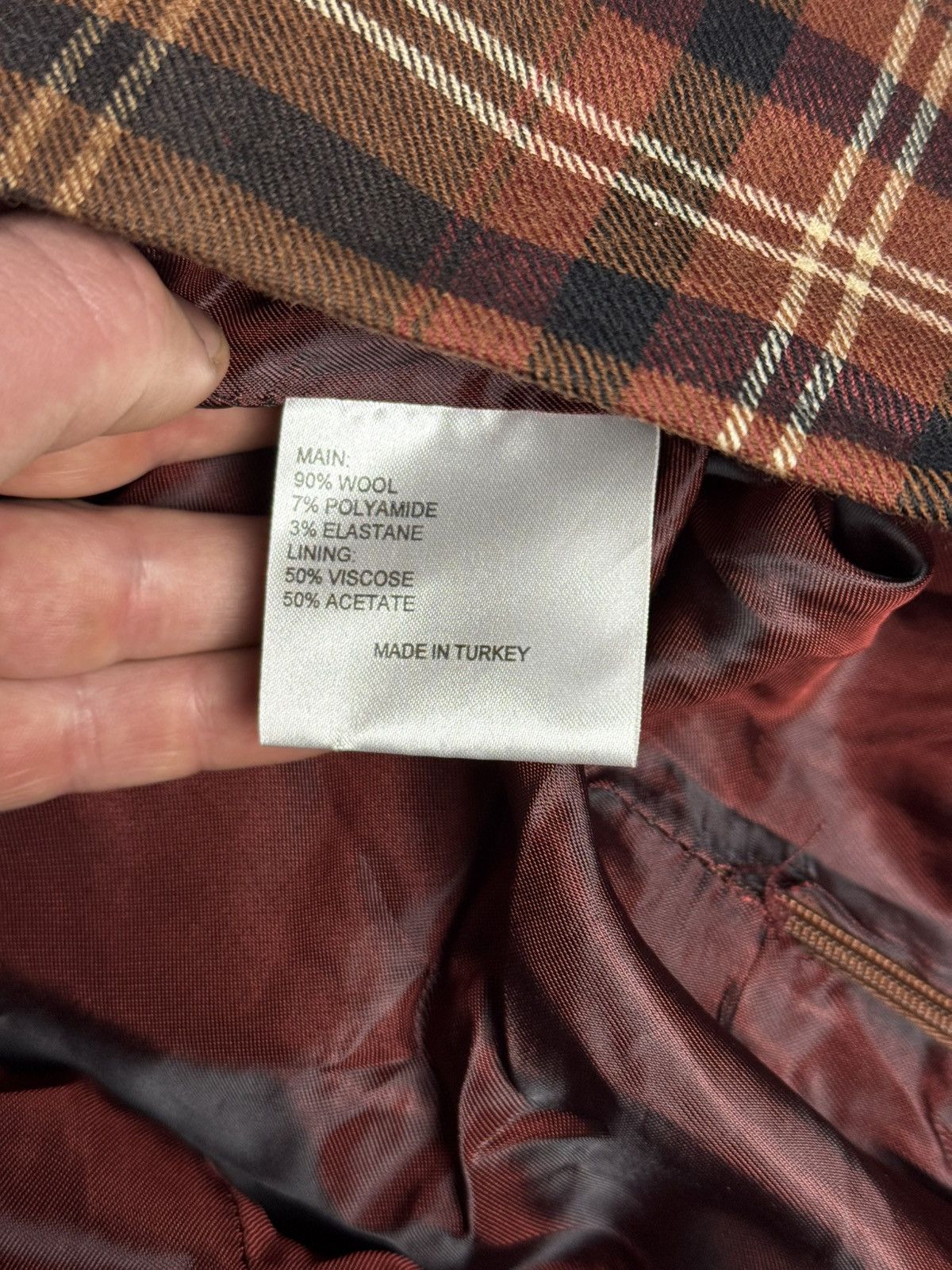 Karen Millen Avant garde Karen Millen checked skirt Size 30" / US 8 / IT 44 - 12 Thumbnail