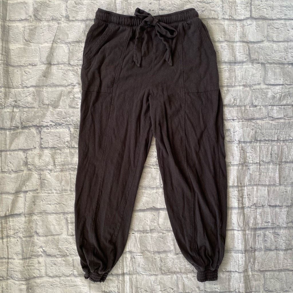 American Eagle Outfitters Aerie women S 100% cotton popcorn textured pull on joggers w Size 27" / US 4 / IT 40 - 1 Thumbnail
