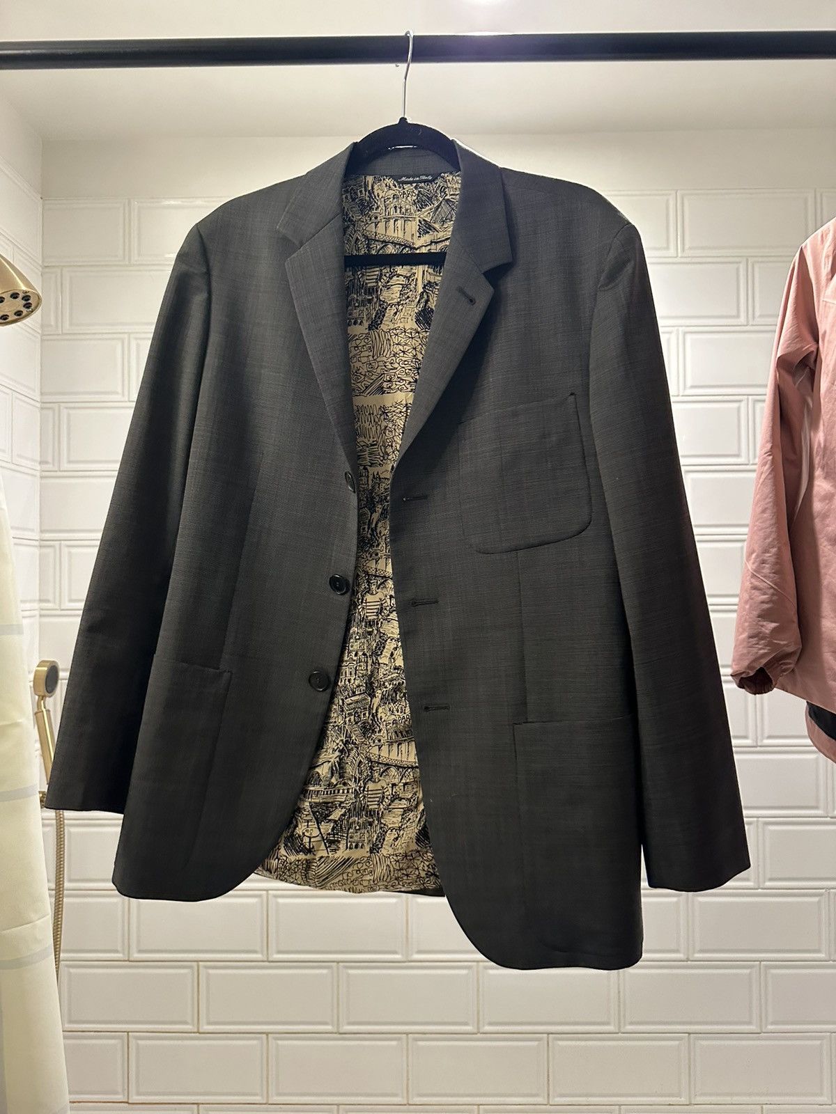 Jean Paul Gaultier JPG Homme 90’s Wool Grey Blazer Size 38R - 1 Thumbnail
