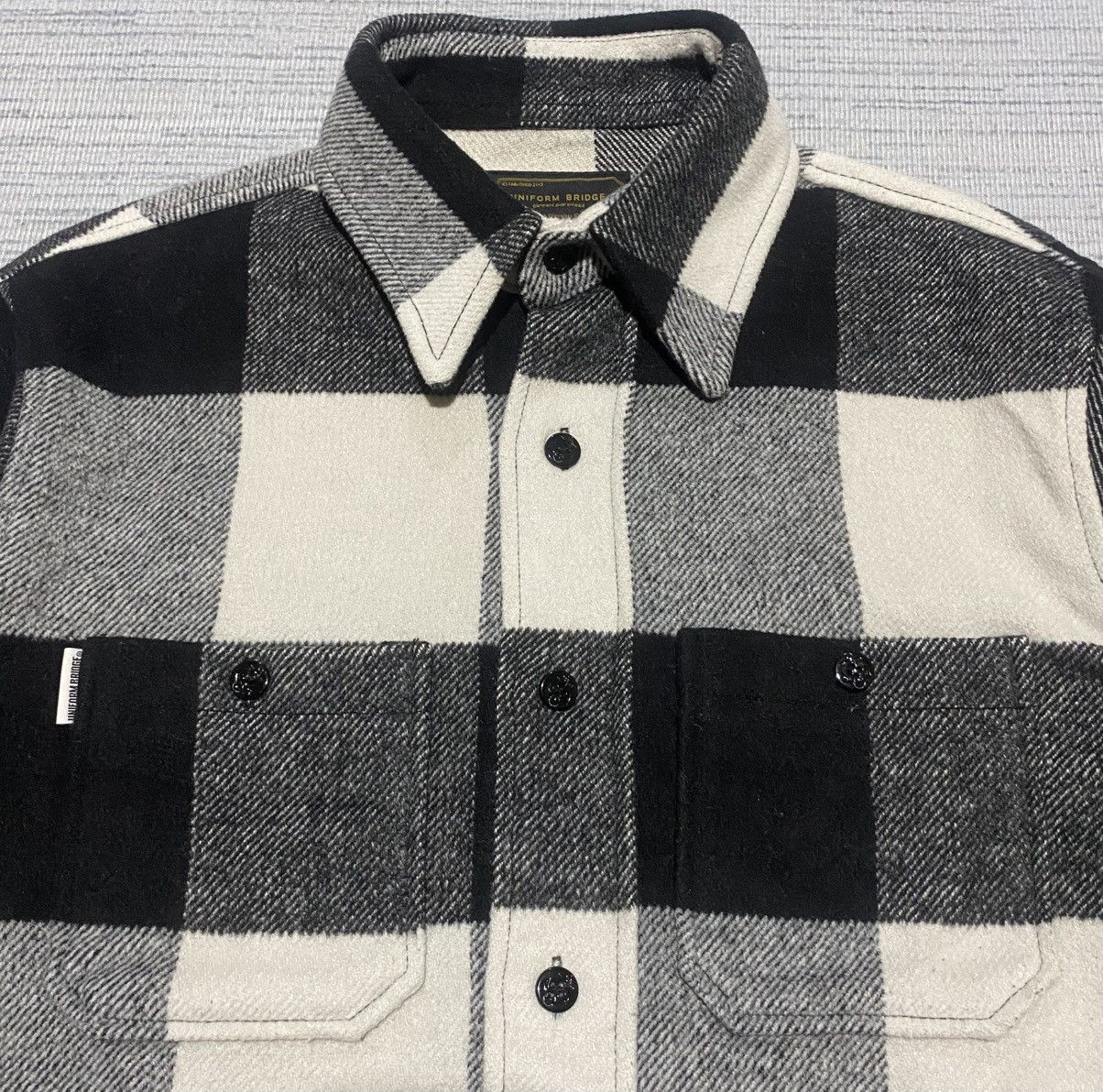 Uniform Bridge Uniform Bridge Wool Flannel Button Ups Size US L / EU 52-54 / 3 - 3 Thumbnail