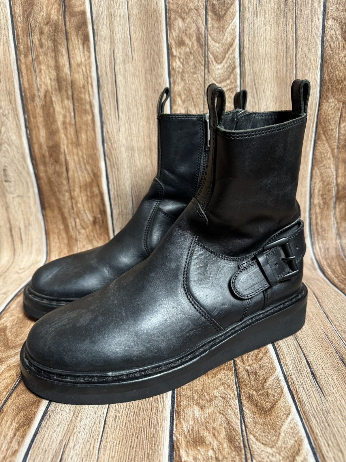 Biker ankle boots