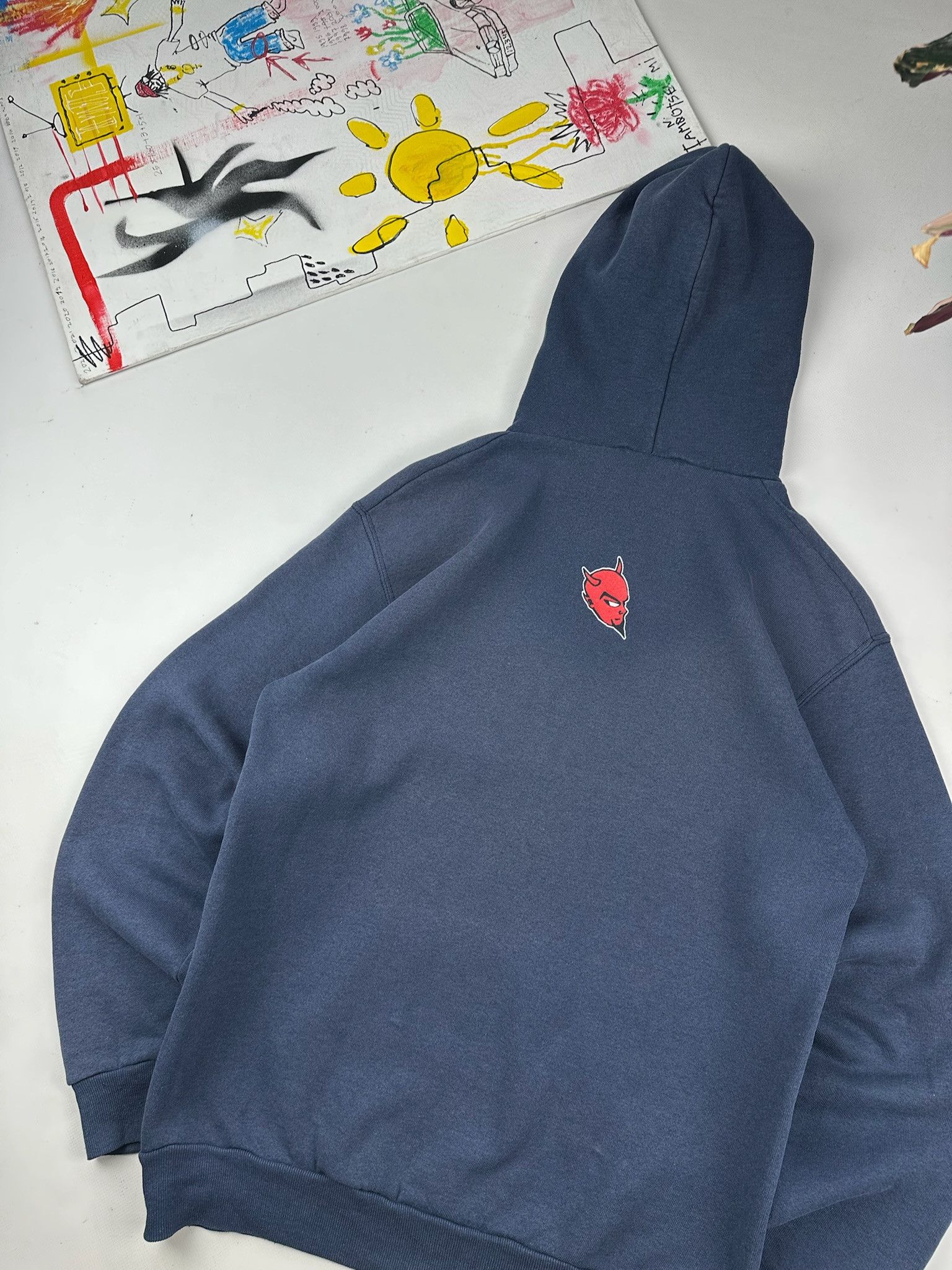 Vintage vintage Satanic Surfers hoodie Size US S / EU 44-46 / 1 - 7 Thumbnail