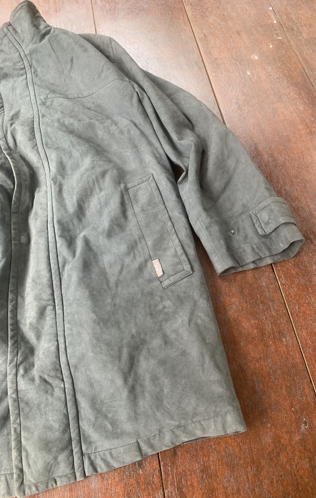 Burberry Burberry London suede leather nova check lining jacket Size US L / EU 52-54 / 3 - 3 Thumbnail