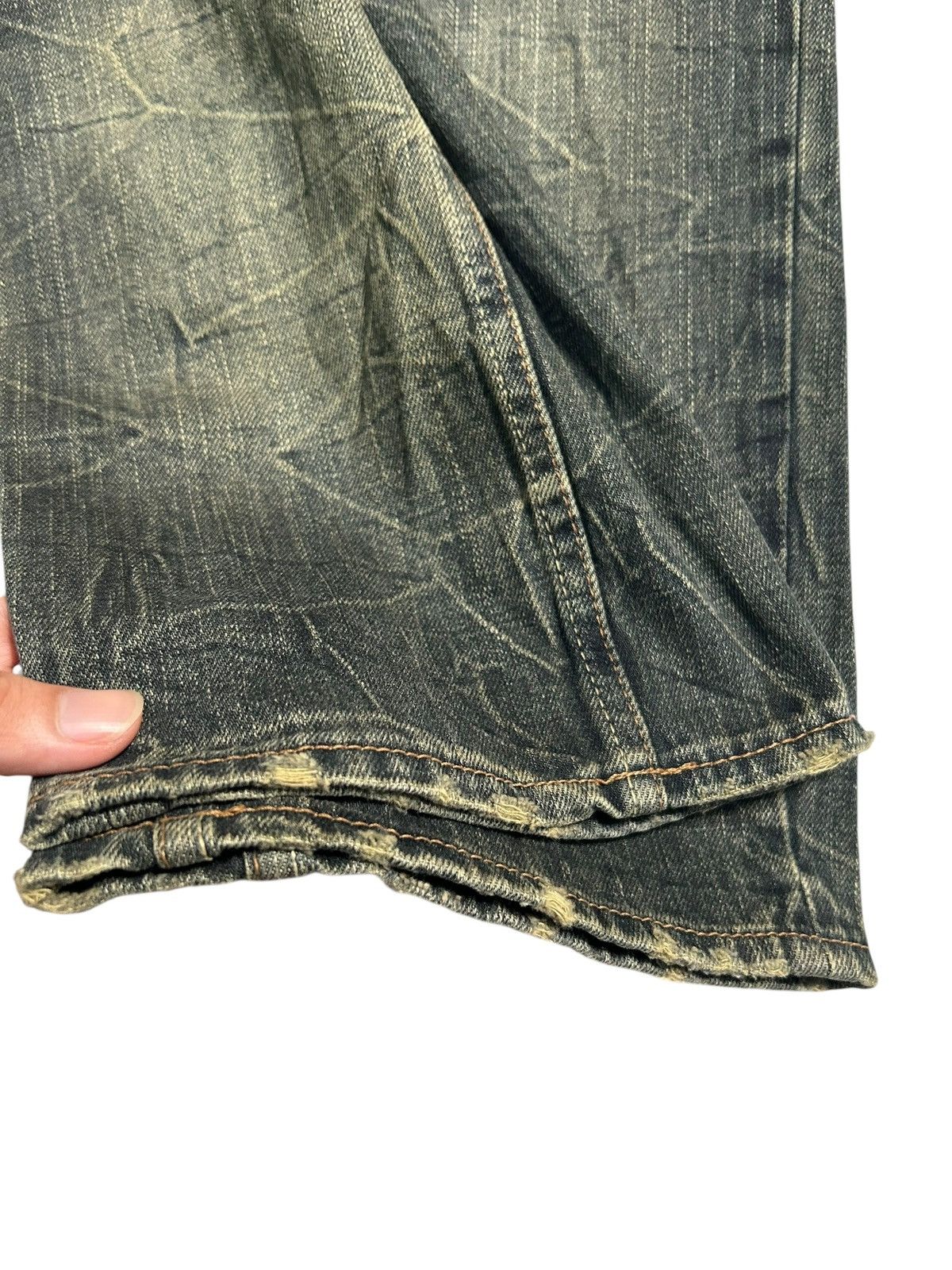 Japanese Brand × Kapital × Vintage Rusty Dominate Handcrdfted Jeans Japan Punk Grunge Style Size US 32 / EU 48 - 10 Thumbnail