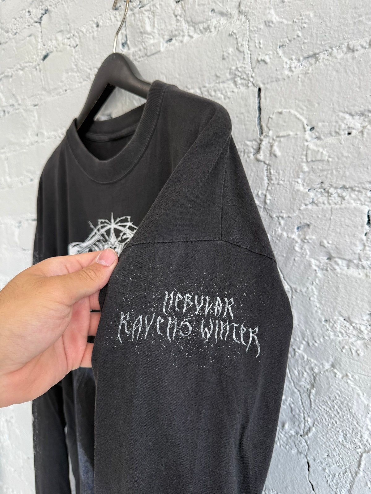 Vintage 1990s IMMORTAL ‘NEBULAR RAVENS WINTER’ L/S TEE Size US XL / EU 56 / 4 - 4 Thumbnail
