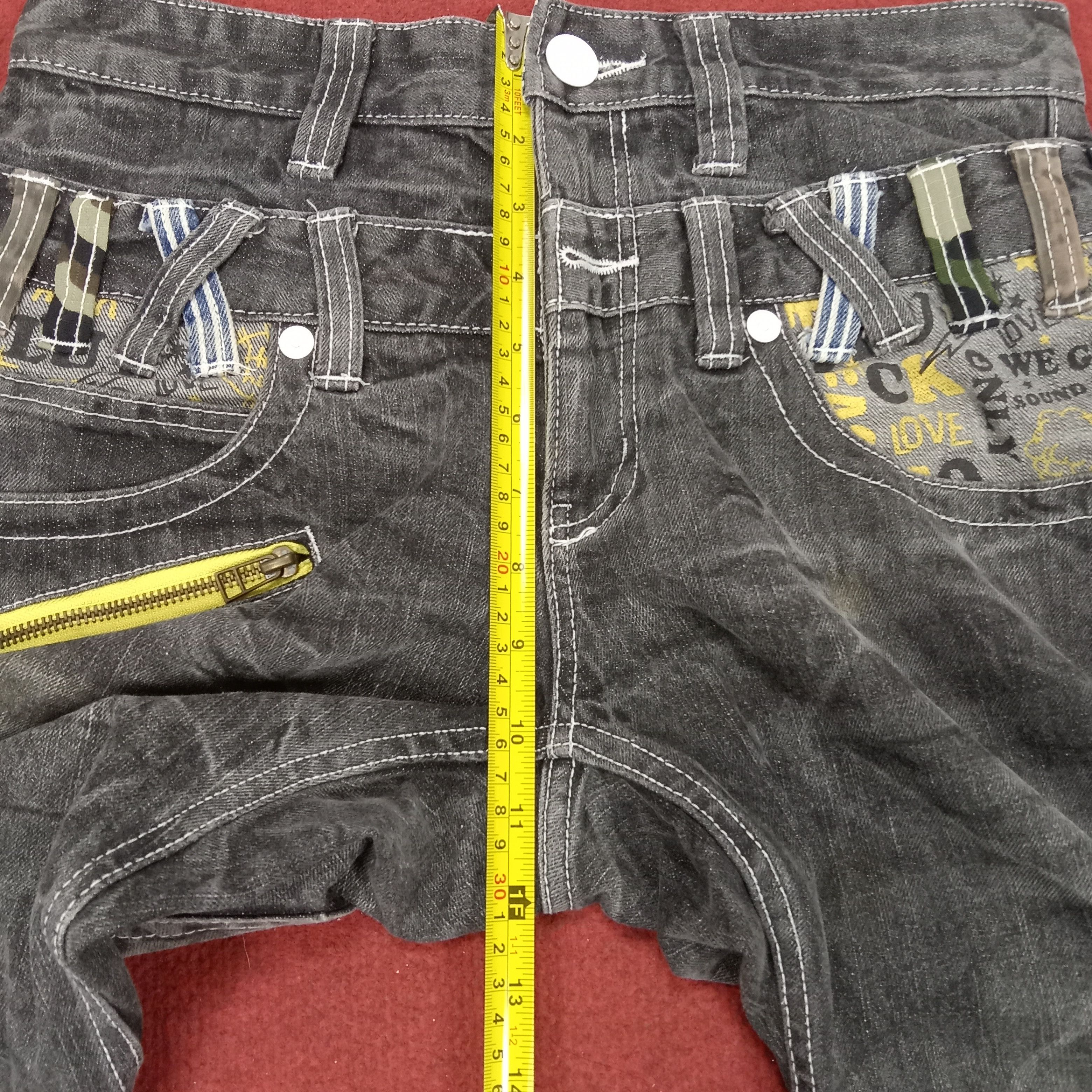 If Six Was Nine × Vintage Dominate Handcrafted Jeans Fashion Style Rare Design Size US 29 - 8 Thumbnail