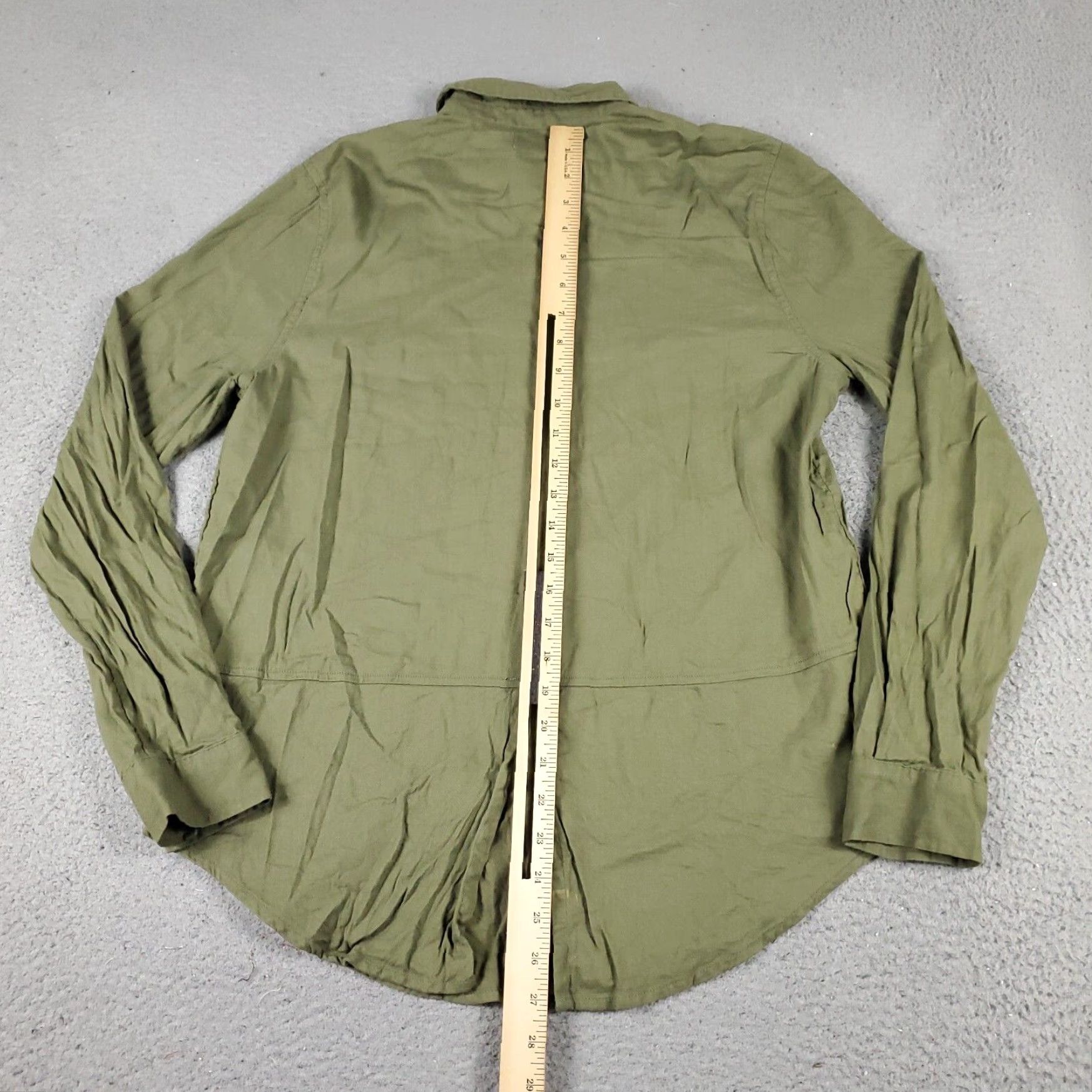 Lucky Brand Lucky Brand Green Long Sleeve Button Up Shirt Womens Medium Size M / US 6-8 / IT 42-44 - 6 Thumbnail