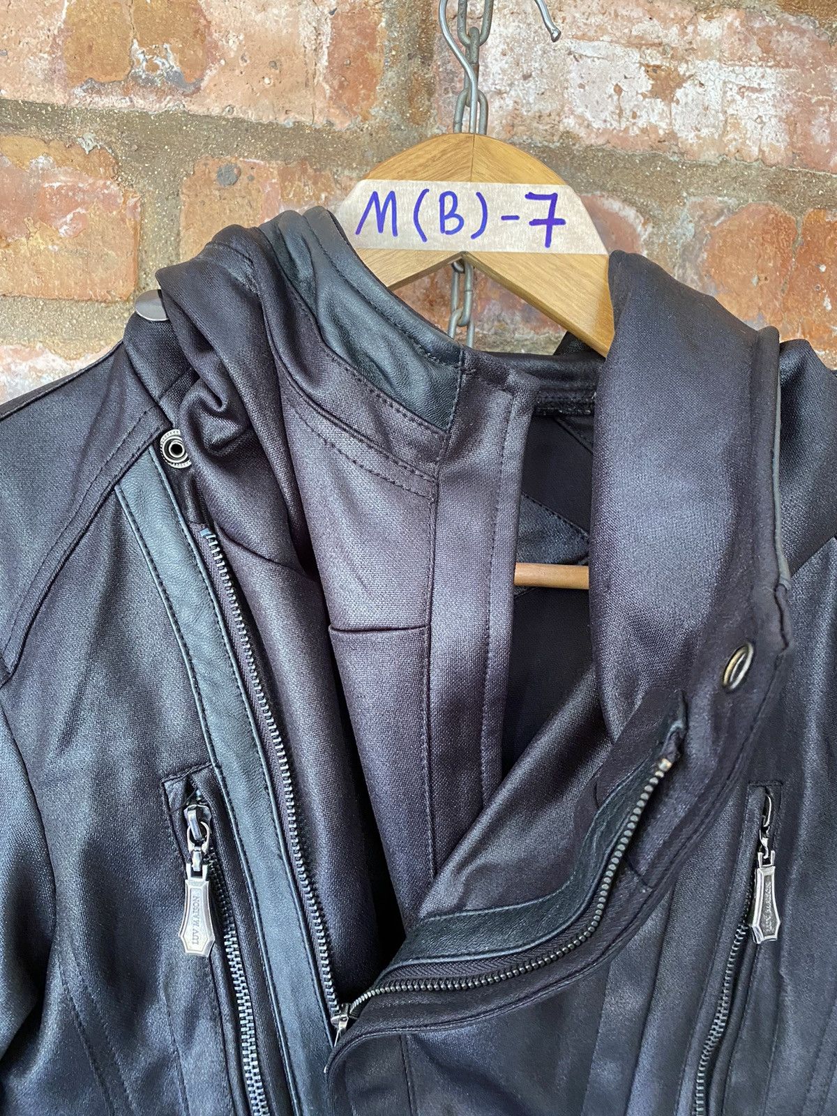 JACKROSE 2000s Jackrose Luv Maison Leather trim BONO Wax jacket Size US S / EU 44-46 / 1 - 13 Thumbnail