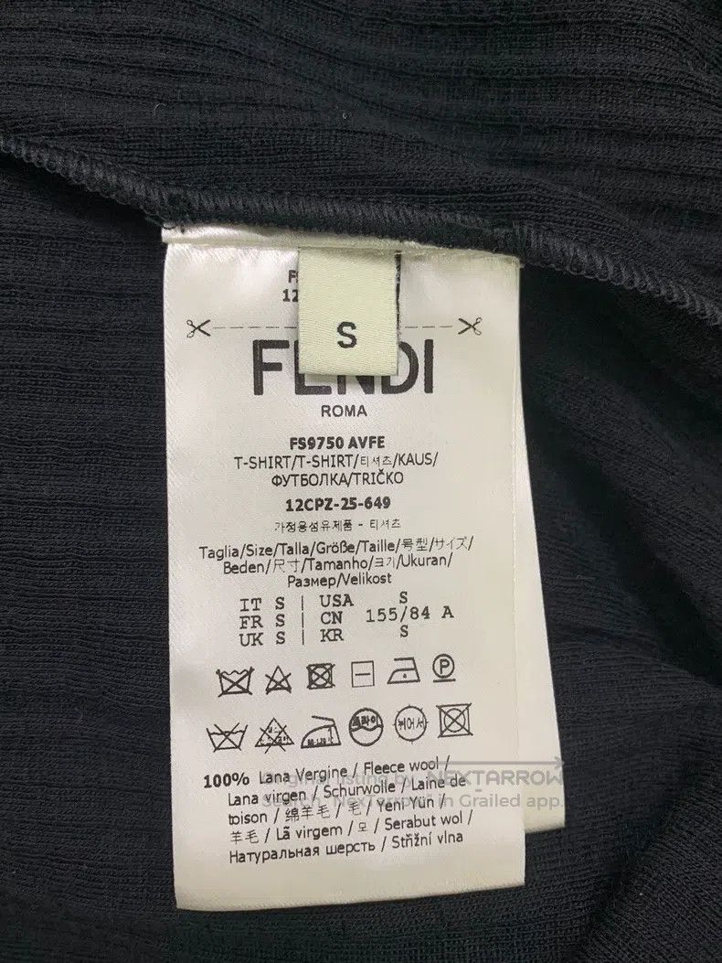 Fendi Fendi Black knit short sleeve Size S / US 4 / IT 40 - 4 Thumbnail