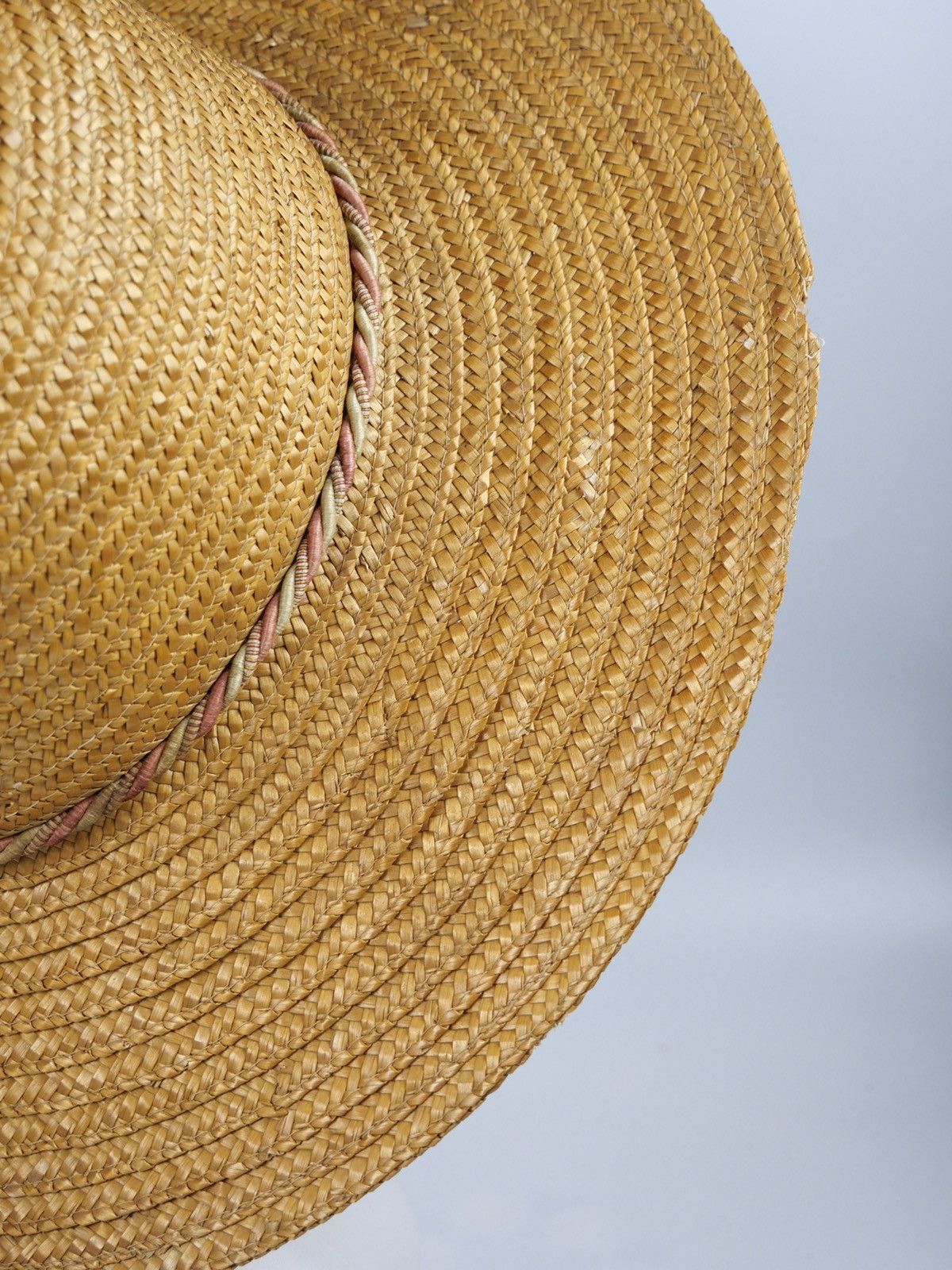 Other Vintage Raffia Straw Hat Wide Brim Natural Hat Size ONE SIZE - 4 Thumbnail