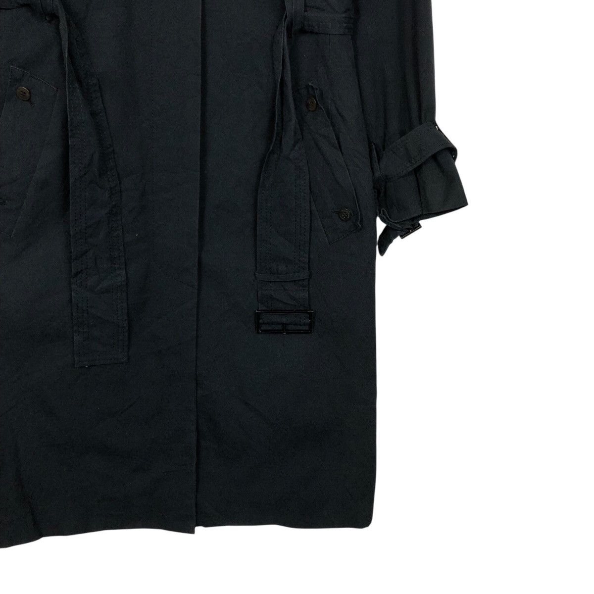 Aquascutum × Japanese Brand × Vintage 📌Rich Black- Long Jacket Trench Coat Aquascutum London Size US M / EU 48-50 / 2 - 7 Thumbnail
