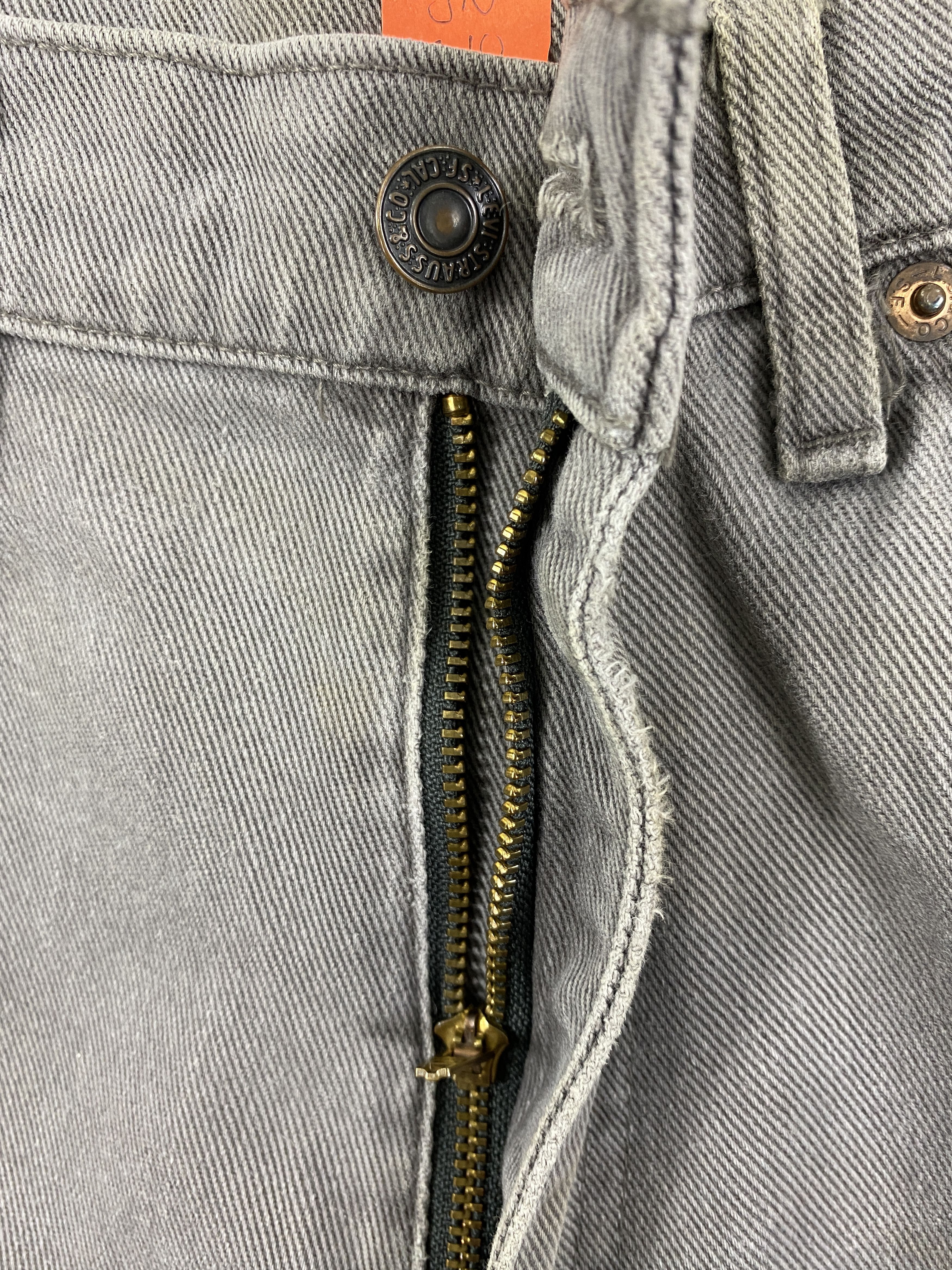Levi's Light Grey Vintage Levi's 607 Orange Tab Denim -JN2010 Size US 30 / EU 46 - 6 Thumbnail