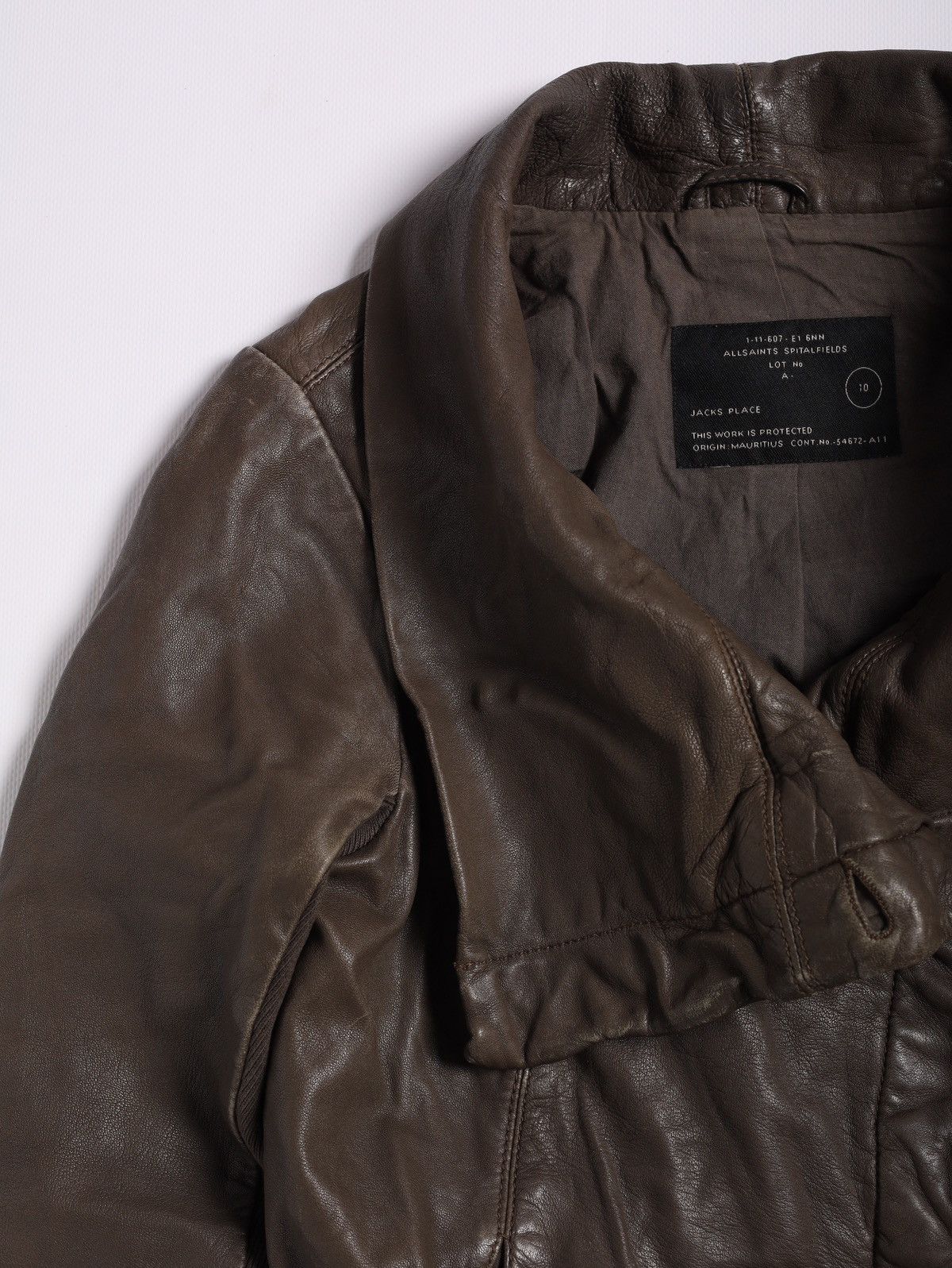 Allsaints Allsaints Kadian Leather Biker Jacket Size L / US 10 / IT 46 - 7 Thumbnail