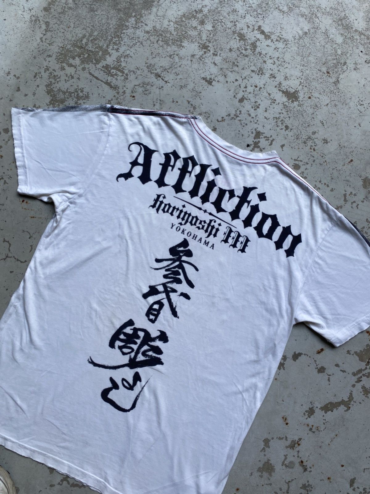 Affliction AFFLICTION SAMURAI RUNES JAPAN LIMITED EDITION T SHIRT Size US XL / EU 56 / 4 - 10 Thumbnail