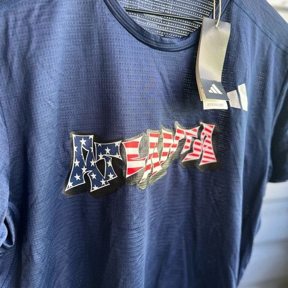 Adidas NWT ADIDAS ATLANTA PEACH TREE ROAD RACE EVENT T-SHIRT JERSEY Size US L / EU 52-54 / 3 - 6 Thumbnail