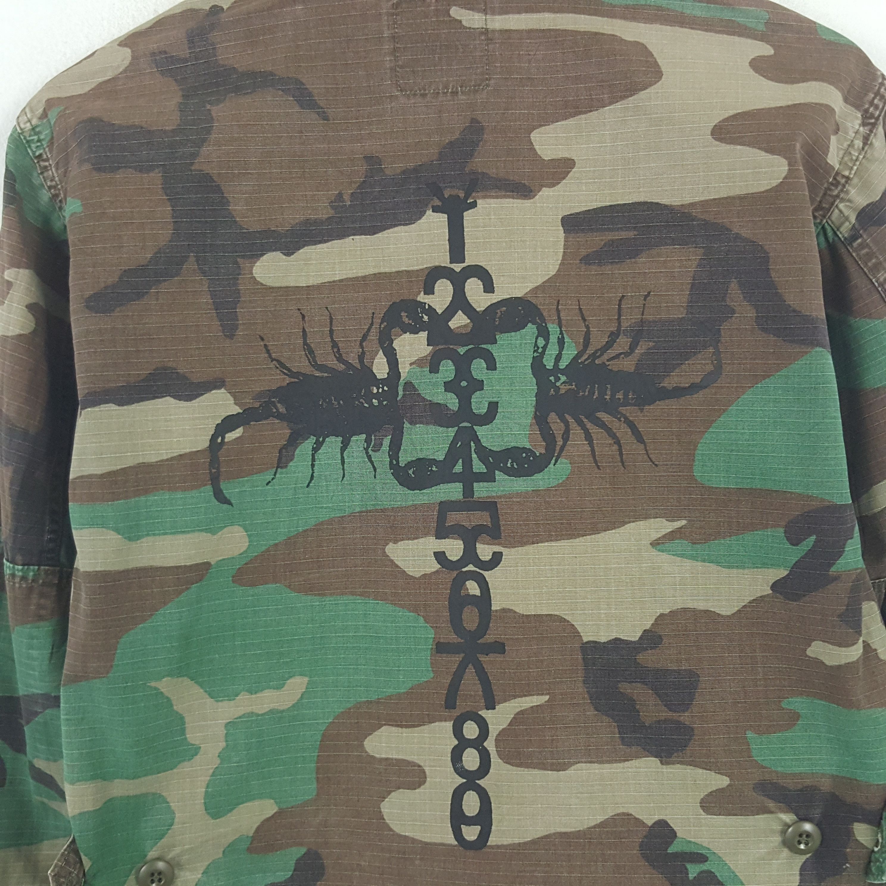 Vintage Vintage Army Military Custom Scorpion Worker Camo Jacket Size US M / EU 48-50 / 2 - 2 Thumbnail