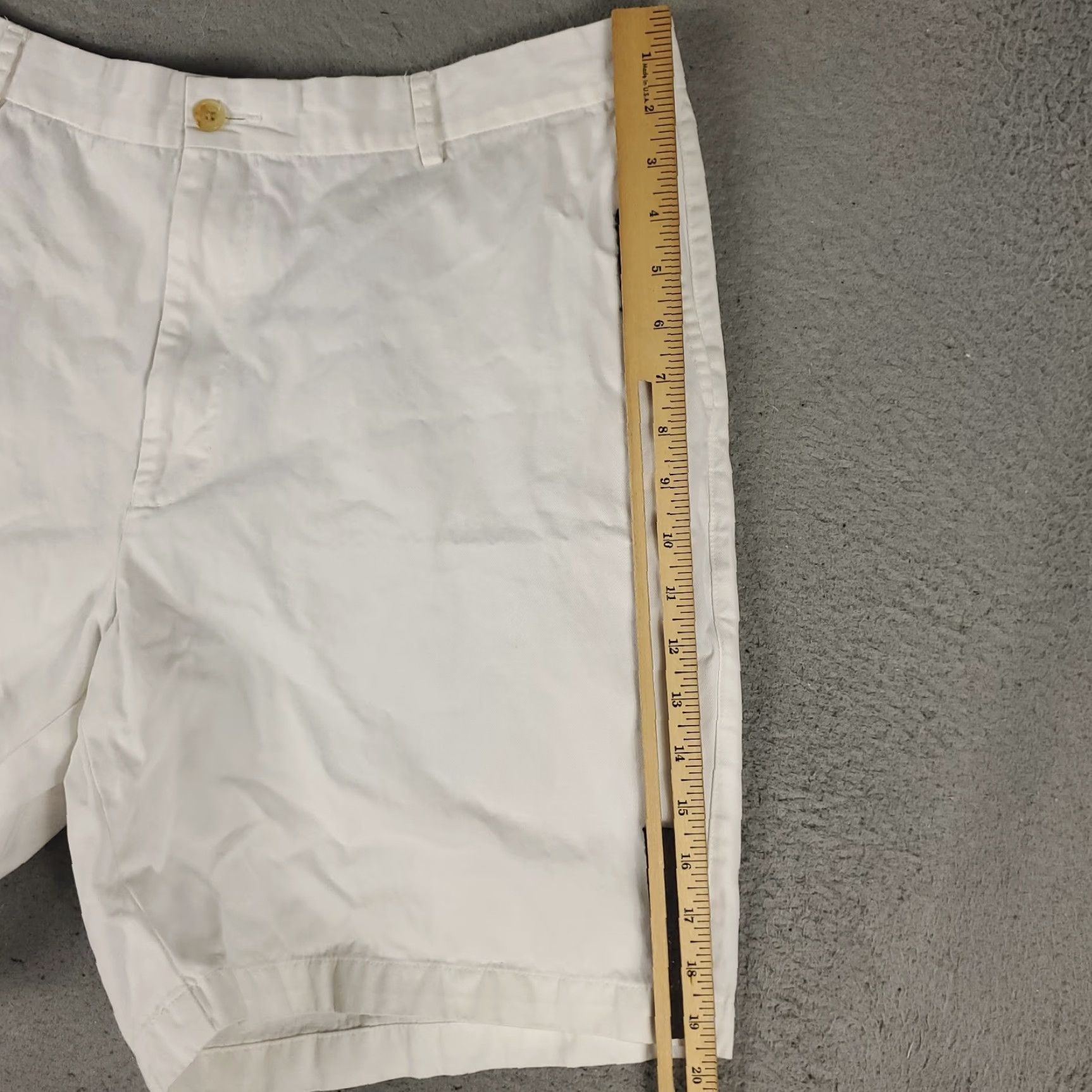 Peter Millar Peter Millar Shorts Mens Size 40 White Cotton Golf Flat Front Casual Chino Size US 40 / EU 56 - 6 Thumbnail