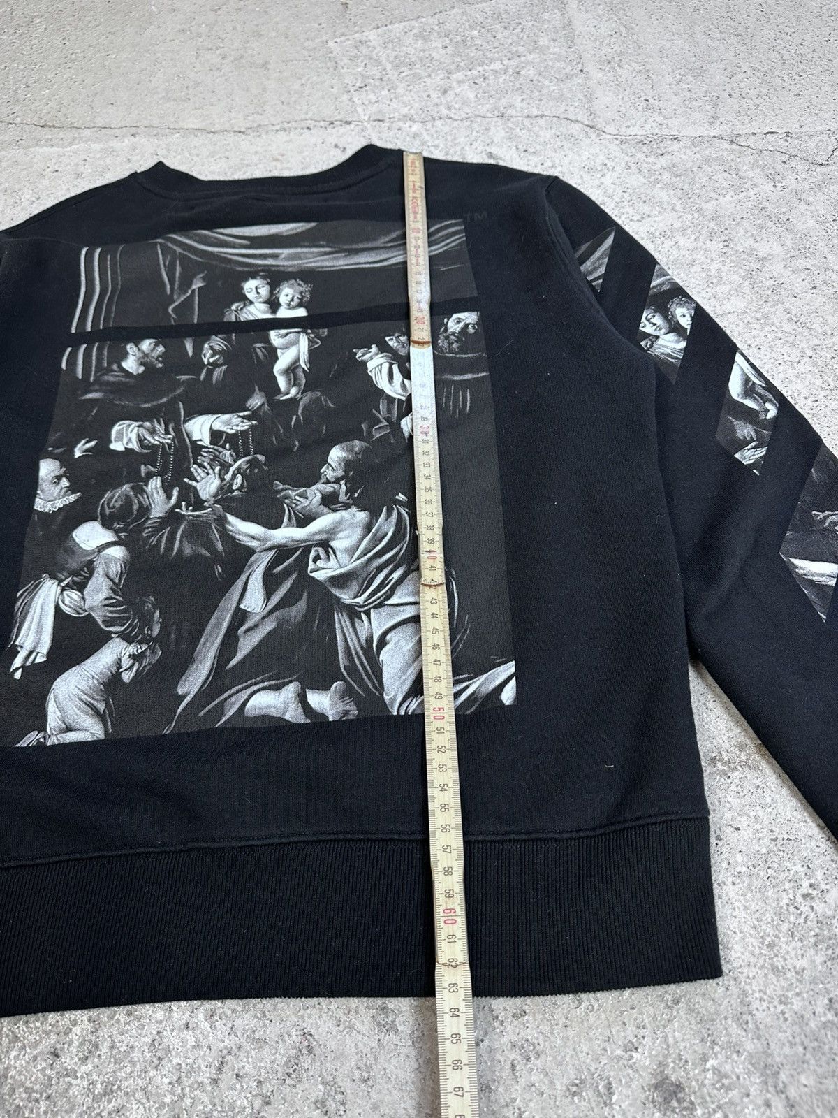 Off-White Off-White Caravaggio Crewneck Sweatshirt Black / Arrows Size US S / EU 44-46 / 1 - 16 Thumbnail