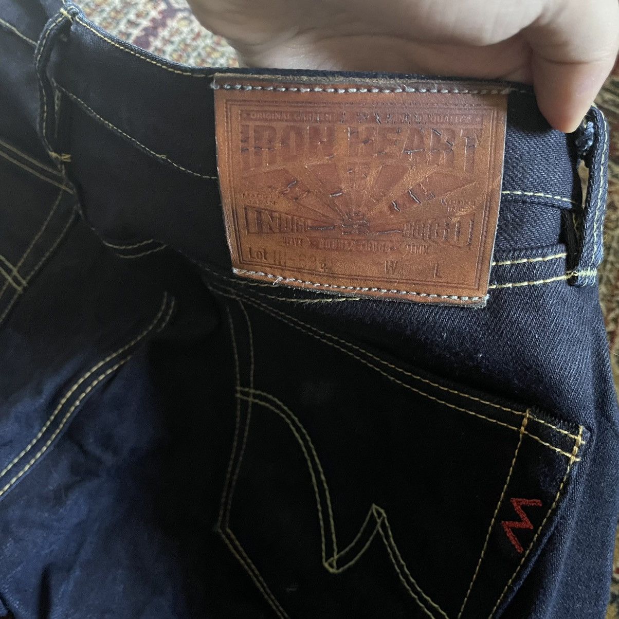 Iron Heart Iron Heart Double Indigo IH-634 18oz Jeans size 40x32 Size US 40 / EU 56 - 7 Thumbnail