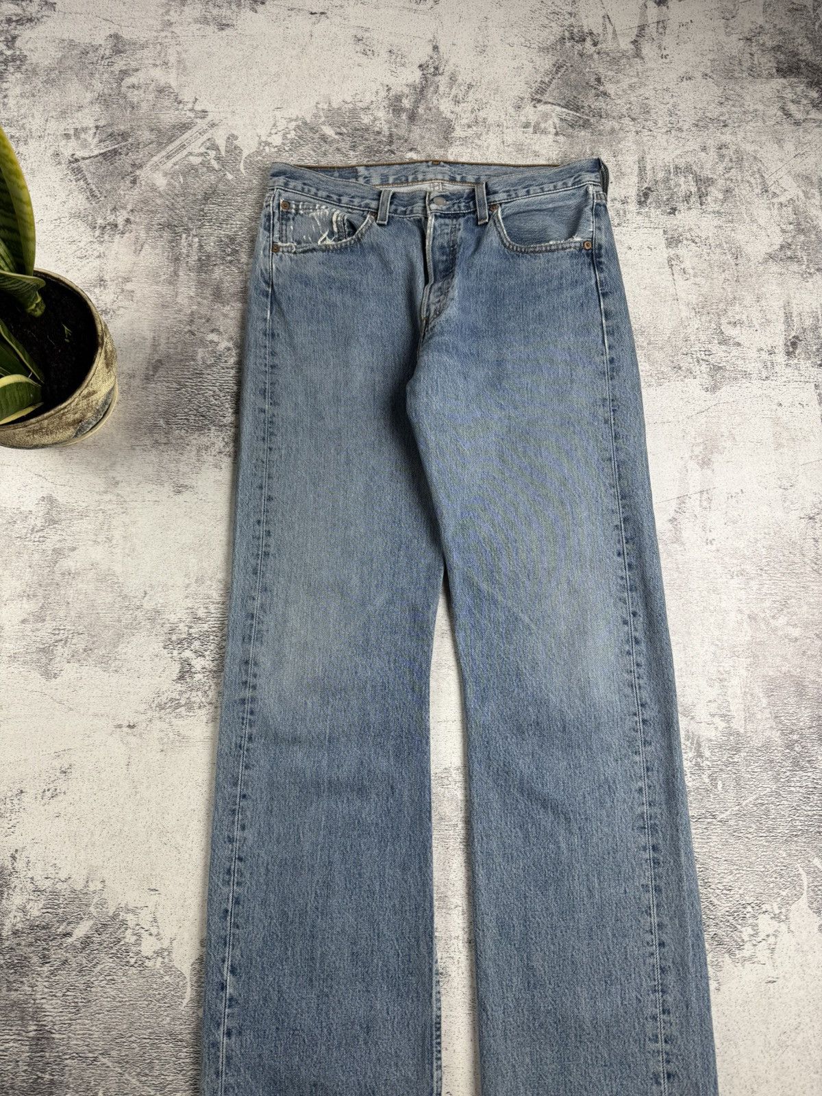 Levi's Levis 501 Classic 32/32 Denim Straight USA 90s Jeans Pants Trousers Size US 32 / EU 48 - 13 Thumbnail