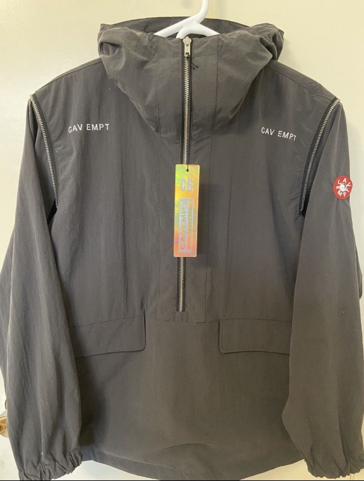Cav Empt Cav Empt concealed sleeve popover jacket Size US S / EU 44-46 / 1 - 1 Thumbnail