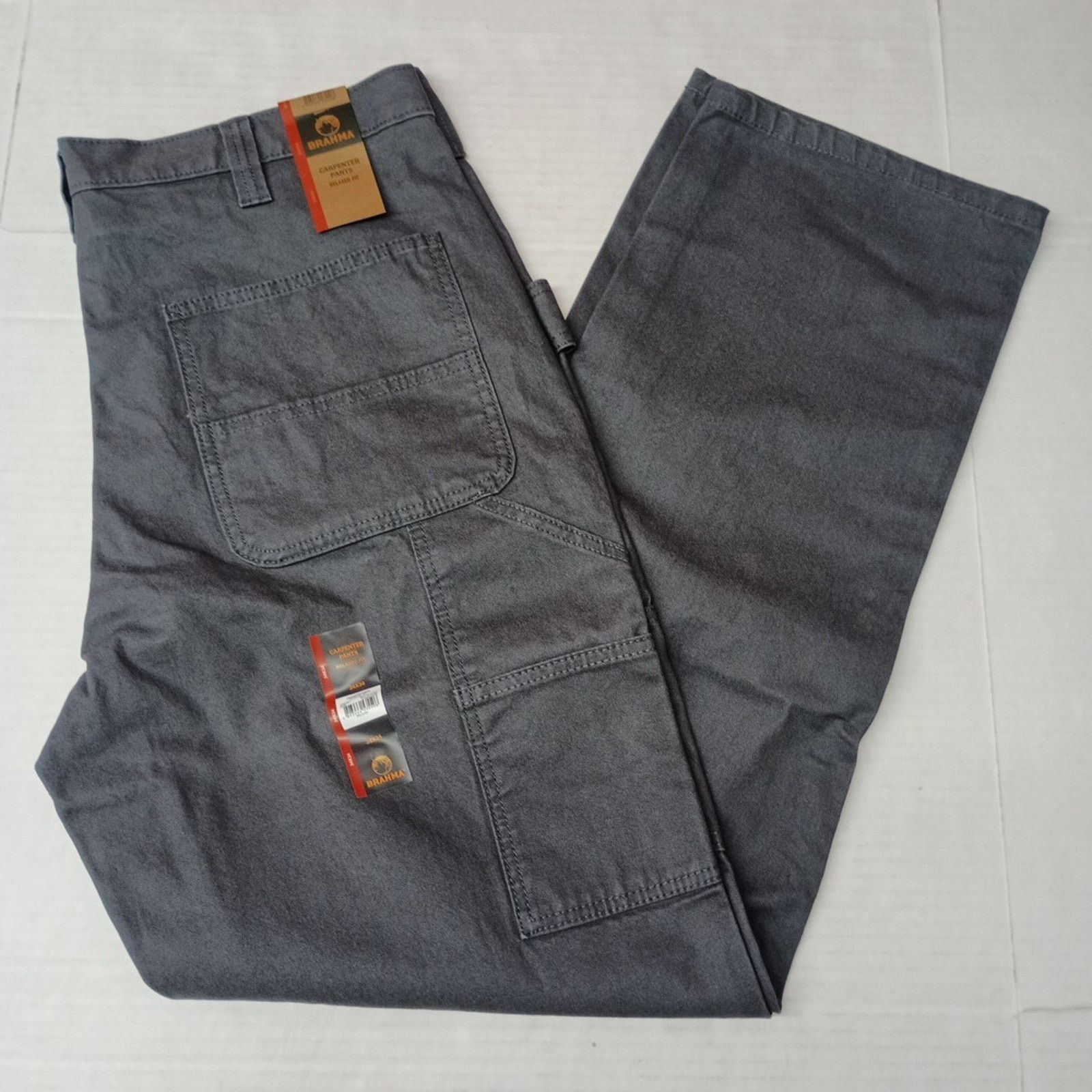 Other Brahma Work Carpenter Pants Men's Size 34x34 Gray Relaxed Size US 34 / EU 50 - 1 Thumbnail