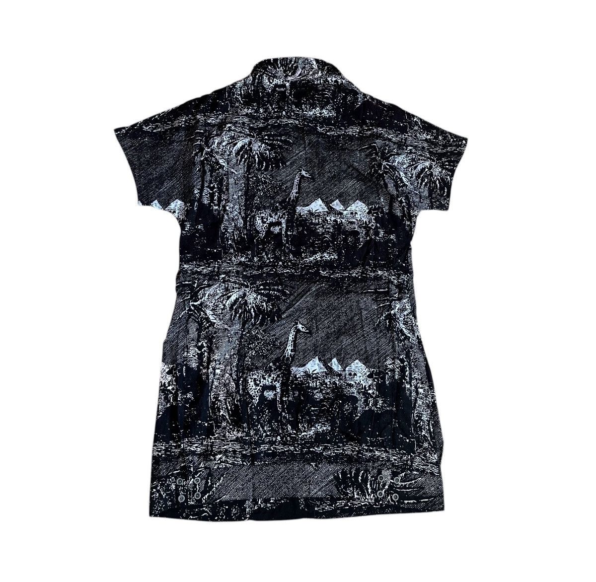 Lemaire Lemaire all over print open collar flowy long shirt Size US S / EU 44-46 / 1 - 7 Thumbnail