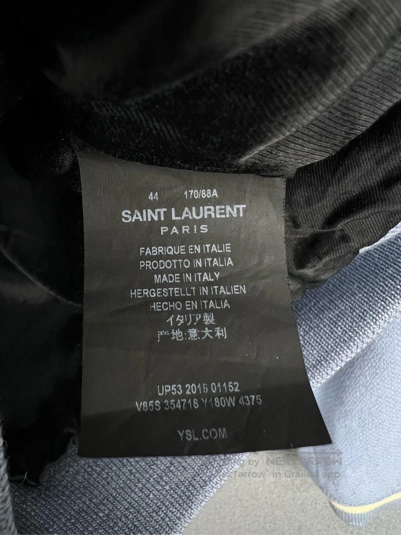Saint Laurent Paris SAINT LAURENT SLP Baseball Jacket. Size US S / EU 44-46 / 1 - 4 Thumbnail