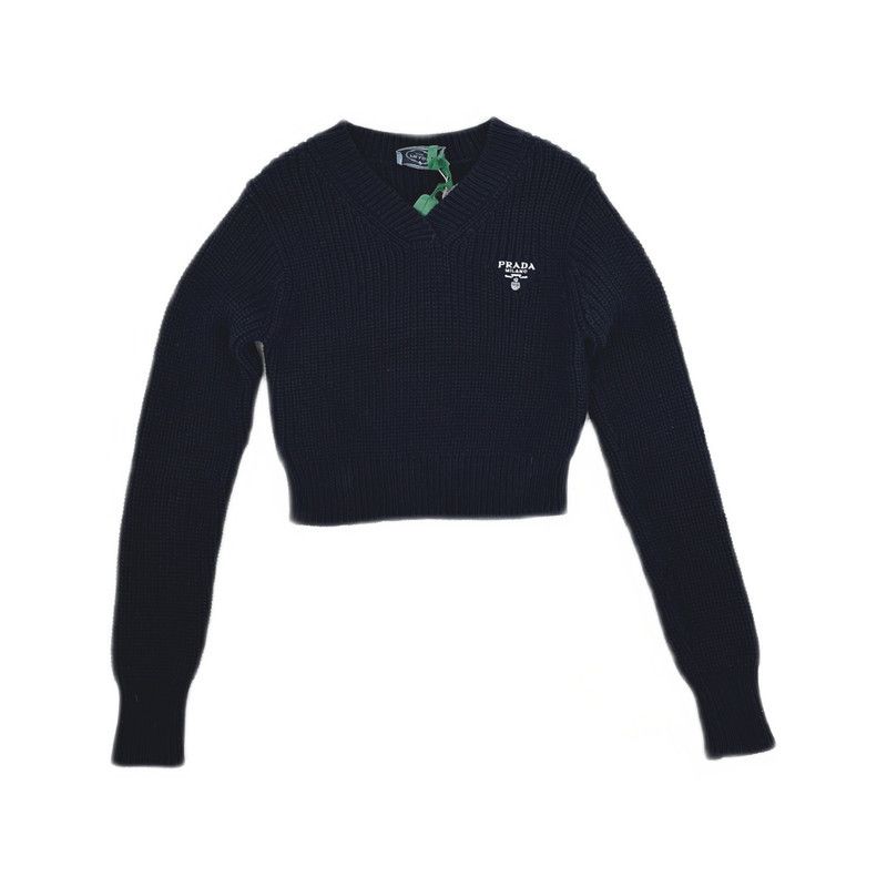 Prada Prada Short Sleeve Knit Sweater for Women Size US XS / EU 42 / 0 - 1 Thumbnail