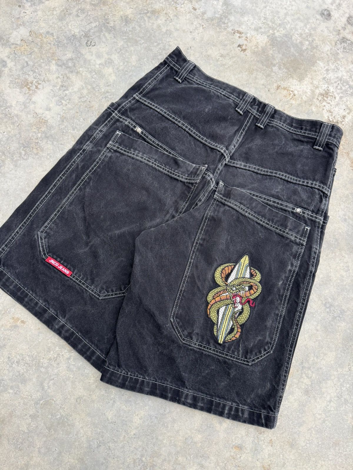 JNCO JNCO SNAKE JORTS JEANS VINTAGE Size US 34 / EU 50 - 1 Thumbnail