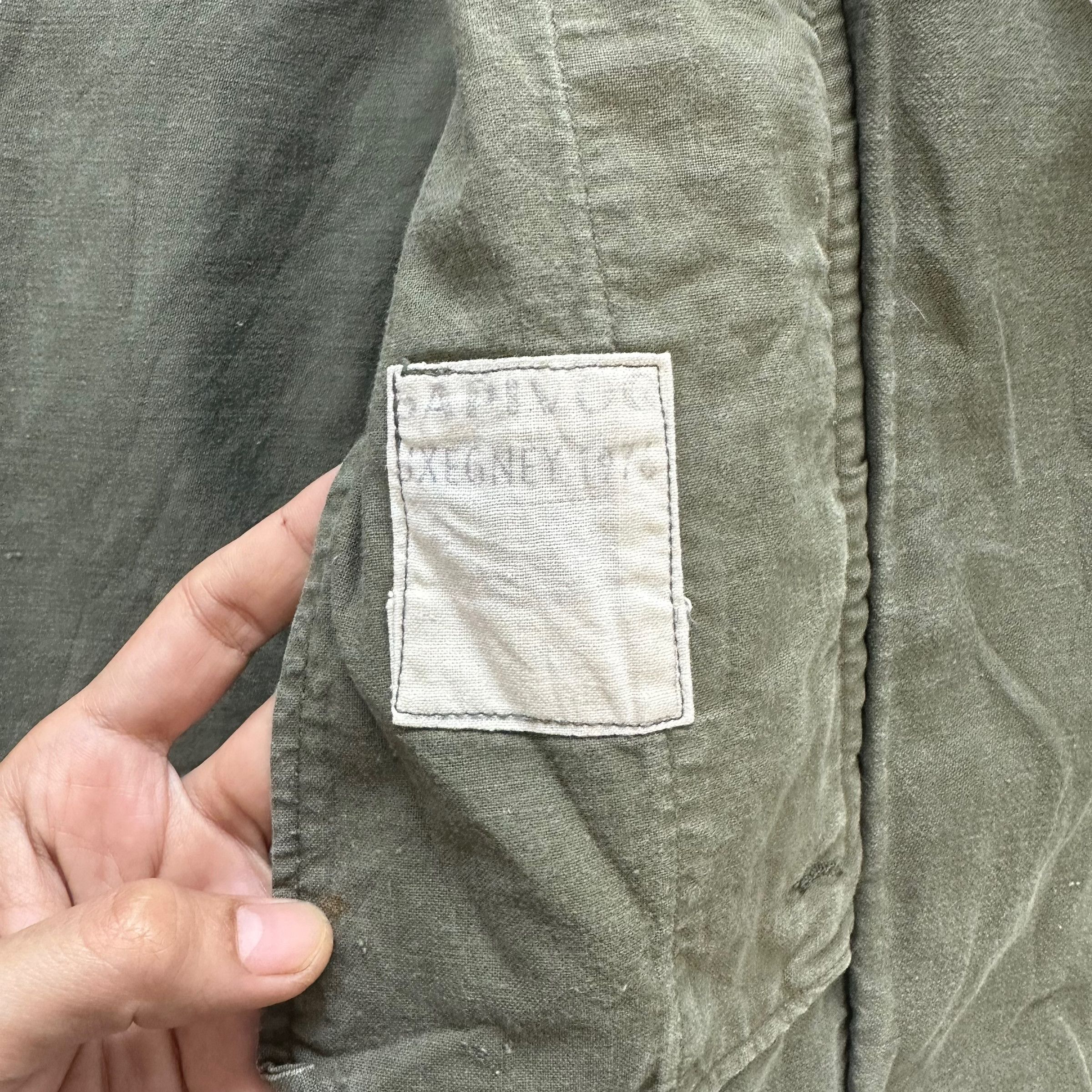 Vintage SAPIVOG UXEGNEY 1976 FRENCH MILITARY JACKET #8546-013 Size US L / EU 52-54 / 3 - 11 Thumbnail