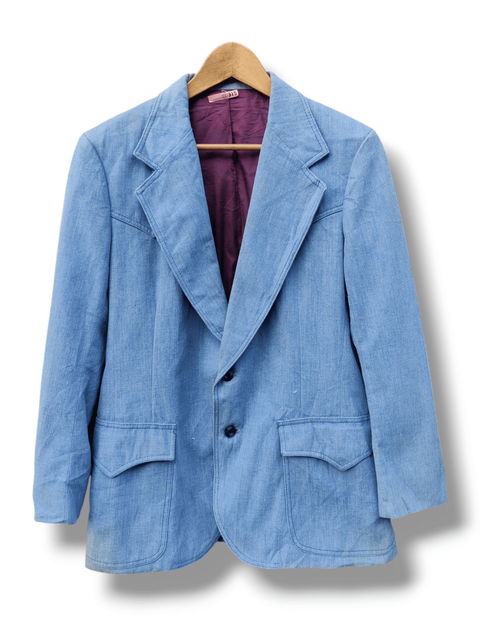 Lee Vintage Sun Faded Archive Lee Denim Coat Jacket Size US M / EU 48-50 / 2 - 1 Thumbnail