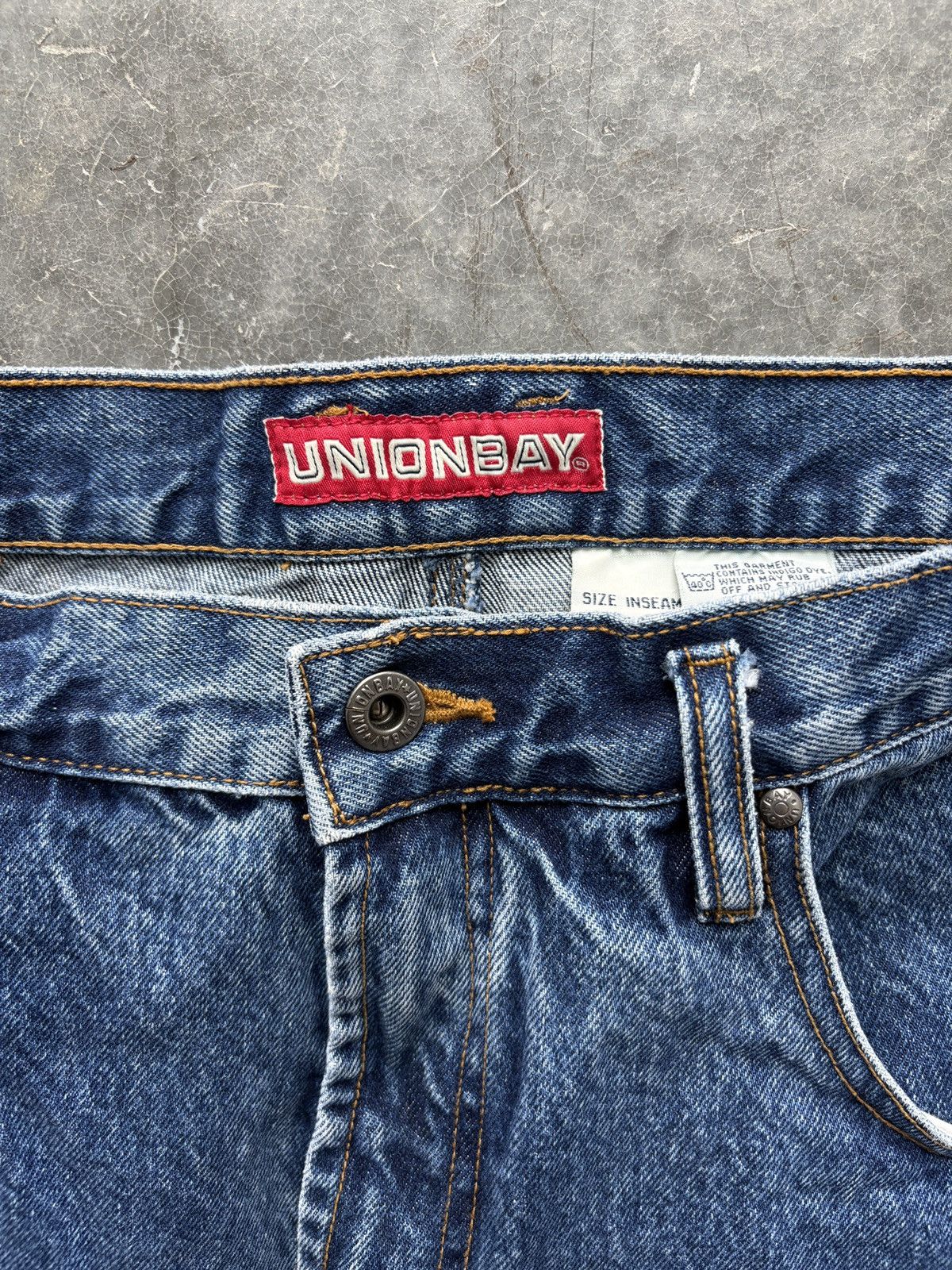 UNIONBAY Vintage Y2K Unionbay Carpenter Jeans Baggy Wide Leg 36x32 Size US 36 / EU 52 - 8 Thumbnail