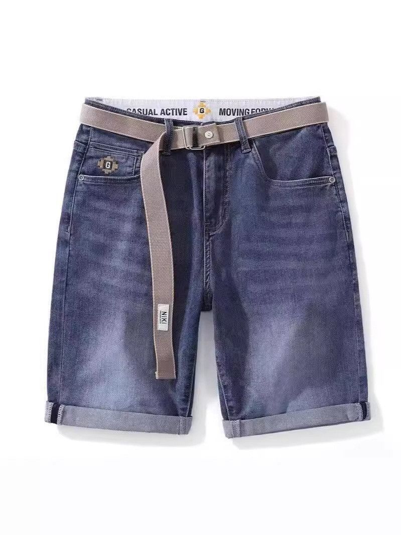 Japanese Brand Loose straight denim shorts Size US 32 / EU 48 - 4 Thumbnail