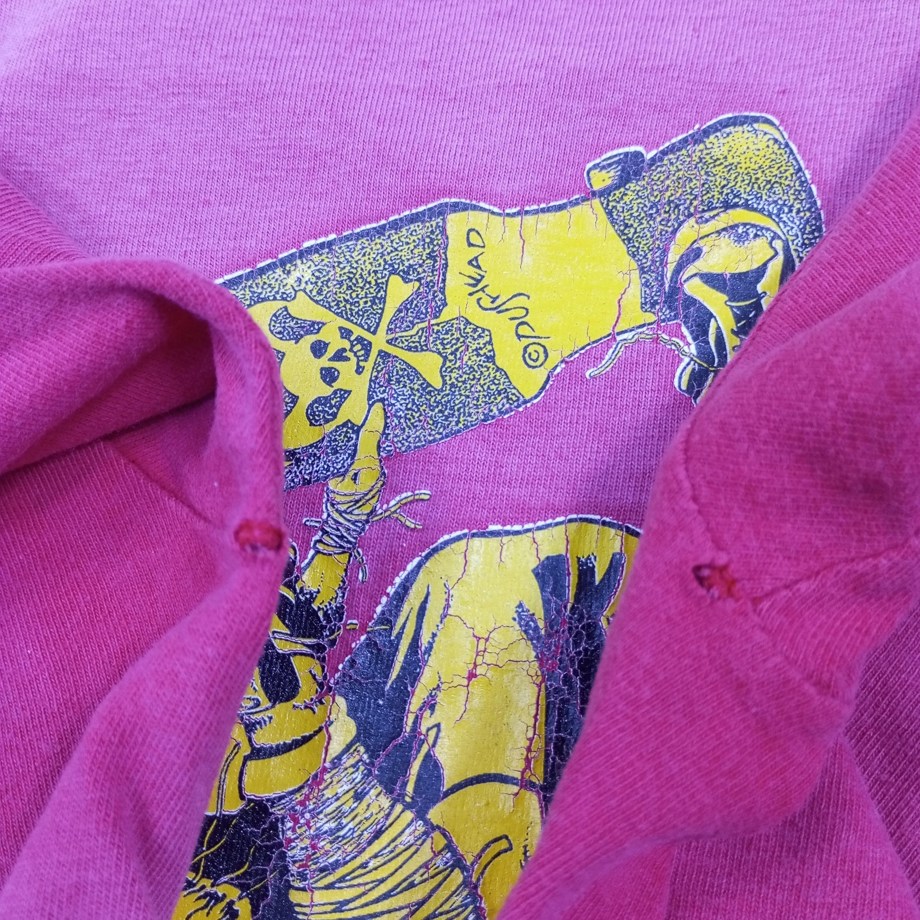 Thrasher × Vintage Thrasher Skater Style Vintage Faded Distressed Tshirt Size US L / EU 52-54 / 3 - 8 Thumbnail