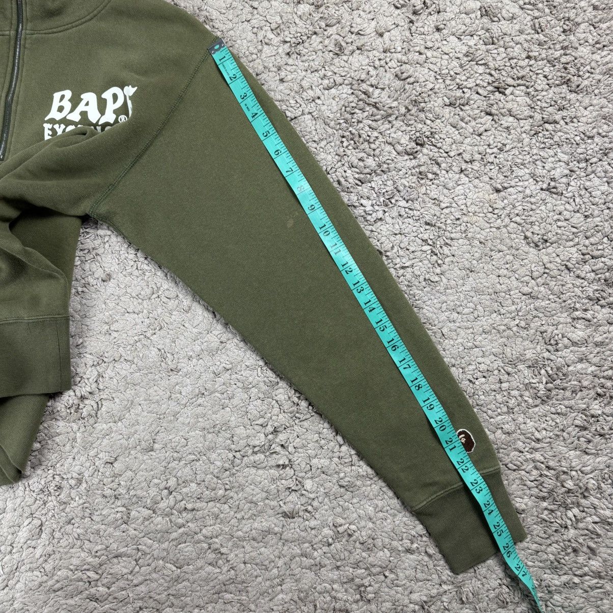 Bape Vintage Bape Exclusive Spellout Half Zipper Sweatshirt Size US S / EU 44-46 / 1 - 17 Thumbnail