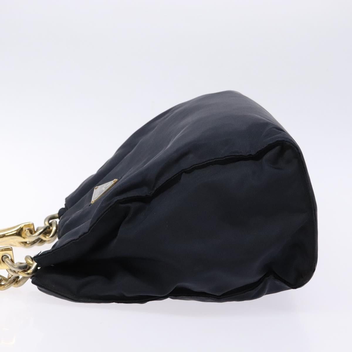 Prada PRADA Hand Bag Nylon Navy Gold Size ONE SIZE - 5 Thumbnail